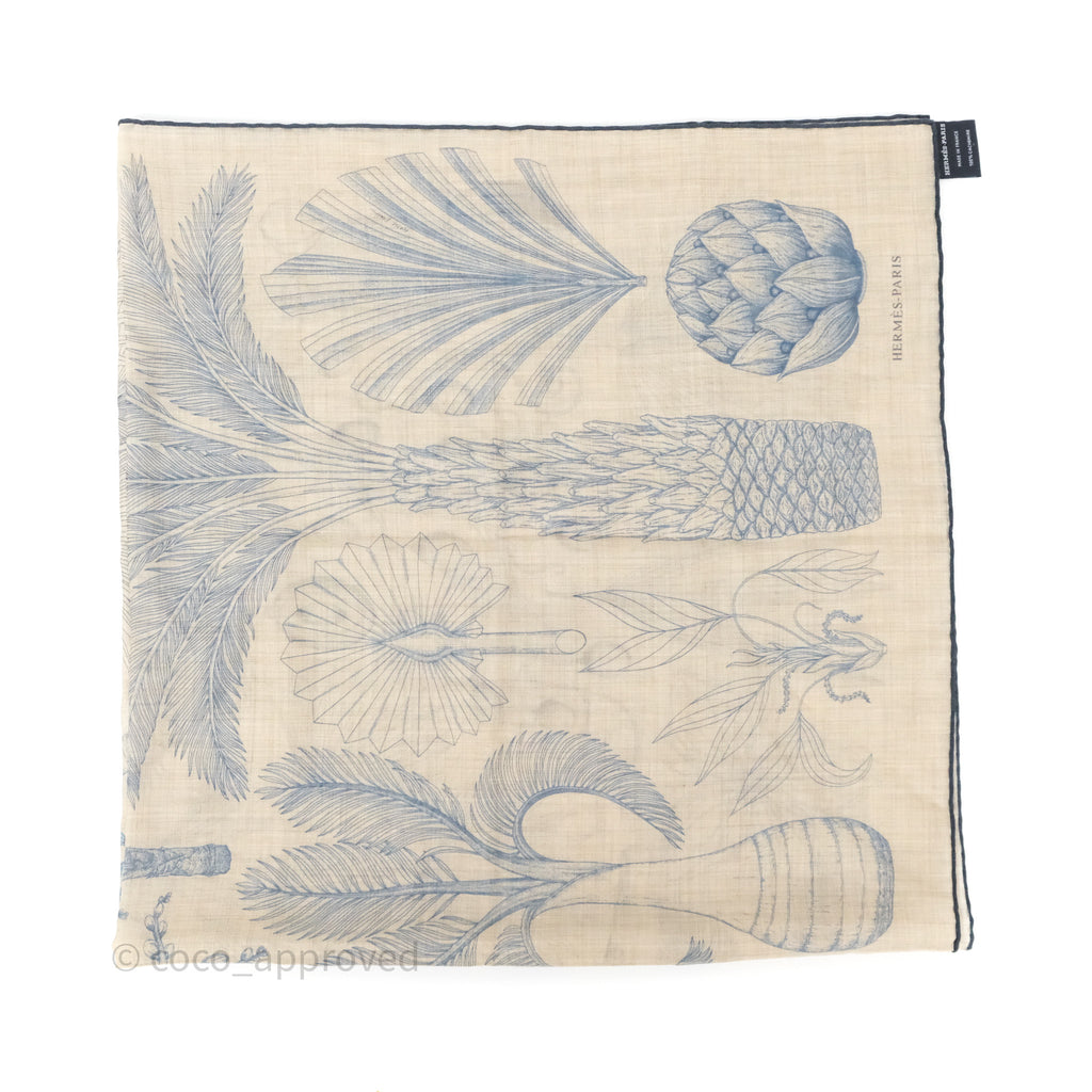 Hermès Index Palmarum Light Scarf 90