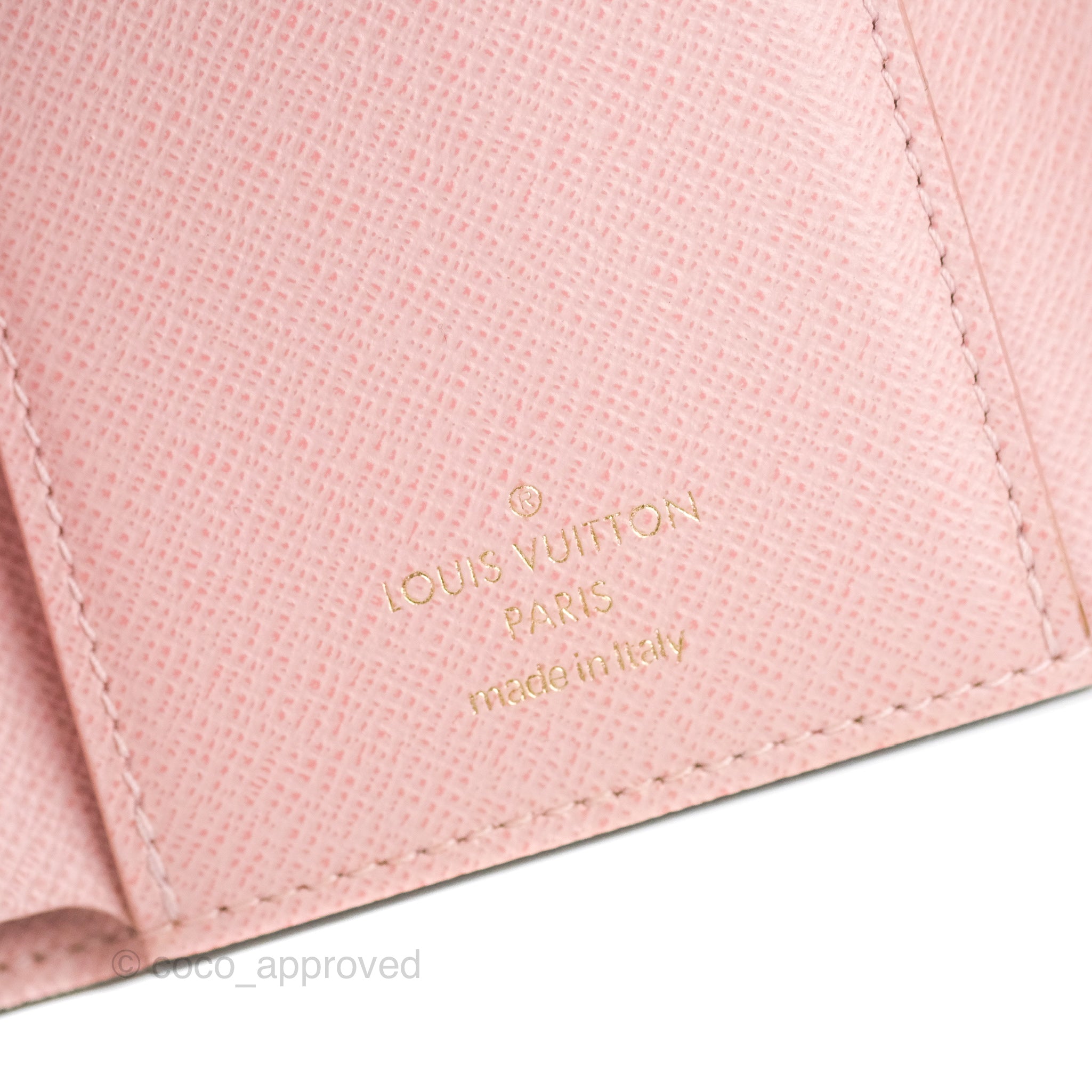 Louis Vuitton Victorine Wallet Monogram Rose Ballerine - LVLENKA