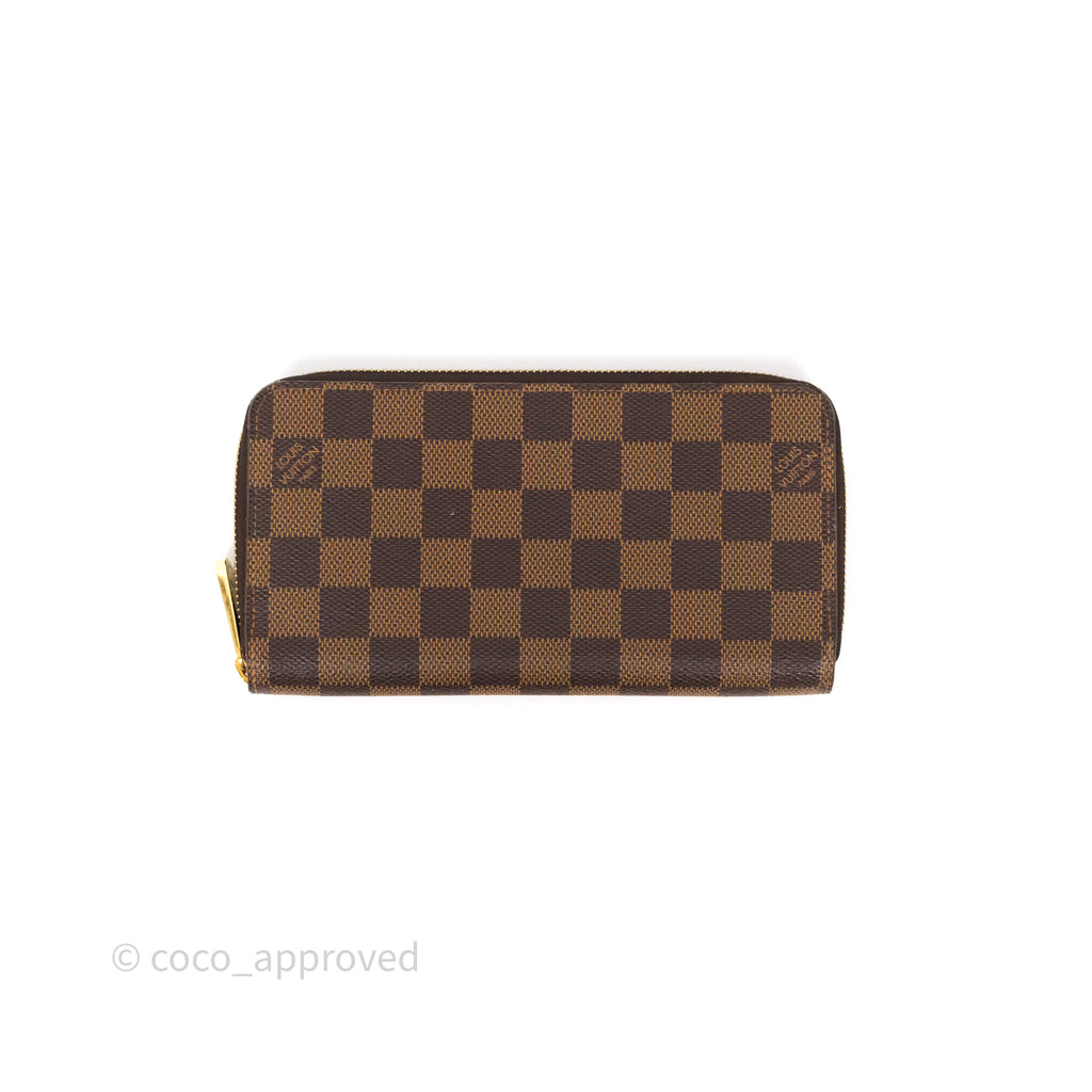 Louis Vuitton Zippy Wallet Damier Ebene Canvas
