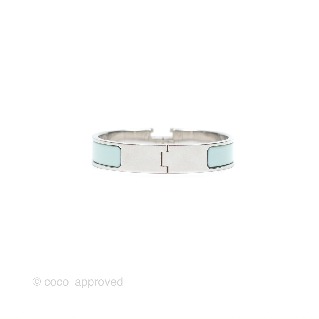 Hermès Clic H Bracelet Mint Palladium Hardware PM