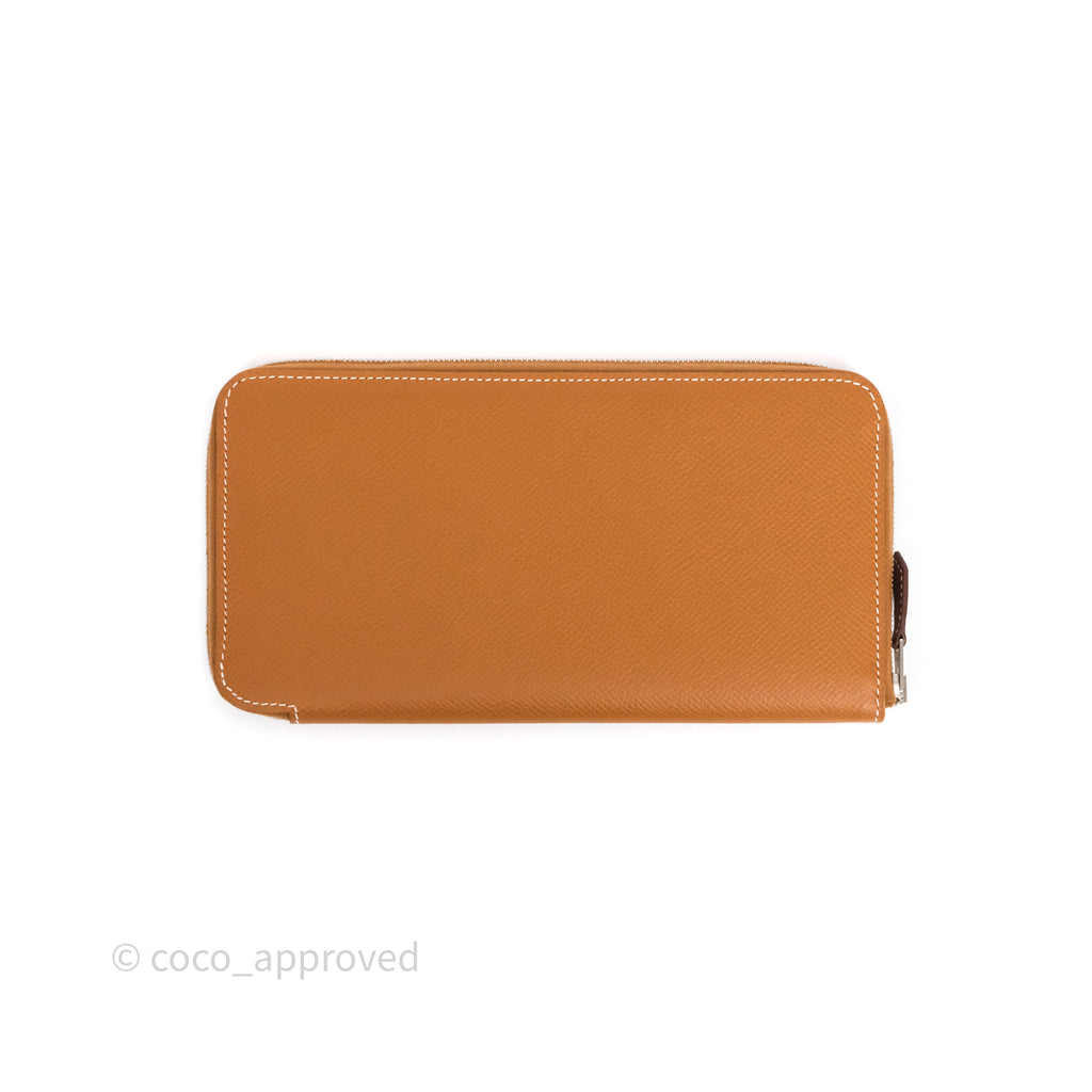 Hermès Silk In Classique Long Wallet Gold Epsom
