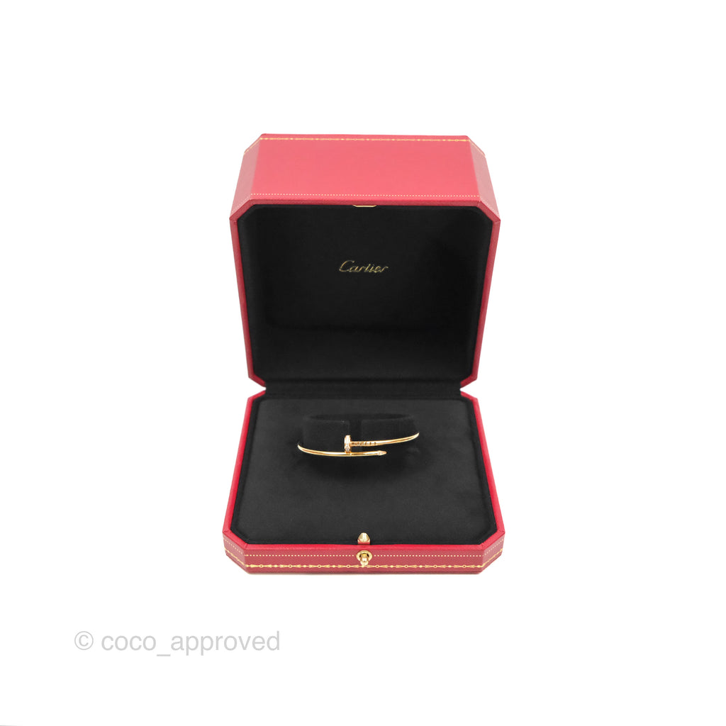 Cartier Small Juste Un Clou Bracelet 18K Yellow Gold Diamond