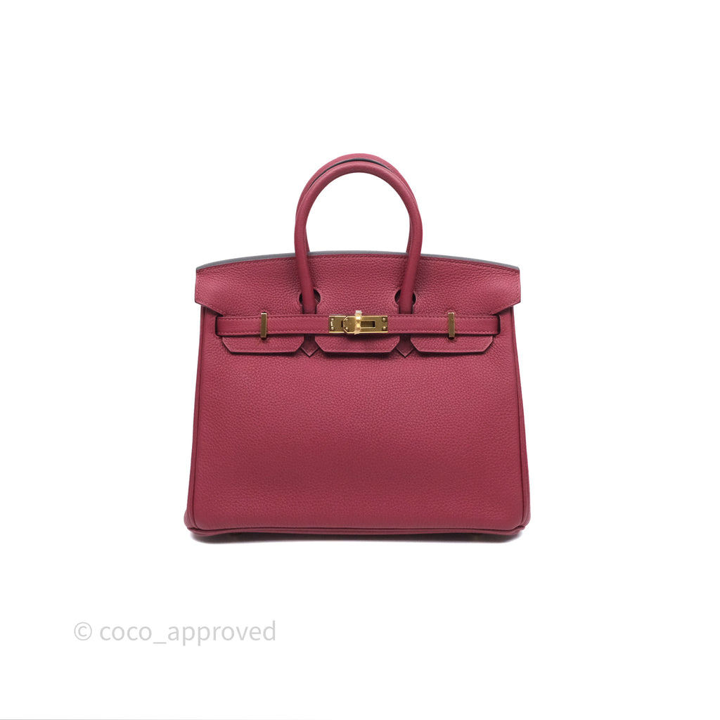 Hermes Birkin 30 Red Togo Gold Hardware