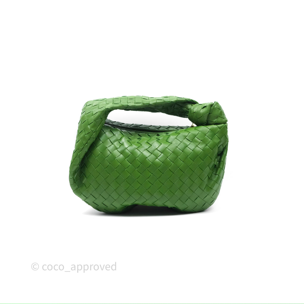 Bottega Veneta Teen Jodie Green Intrecciato Lambskin