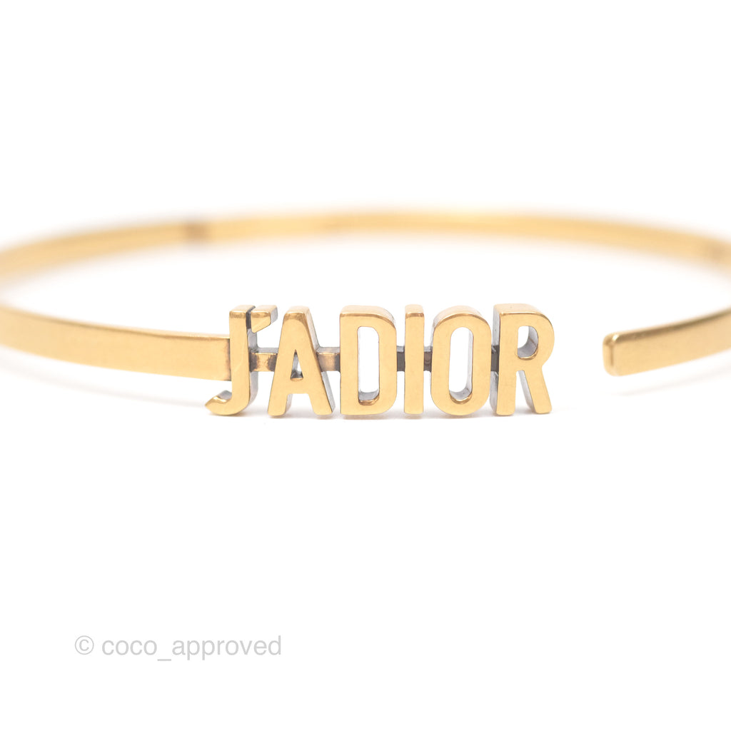 Christian Dior J'adior Choker Gold Tone 