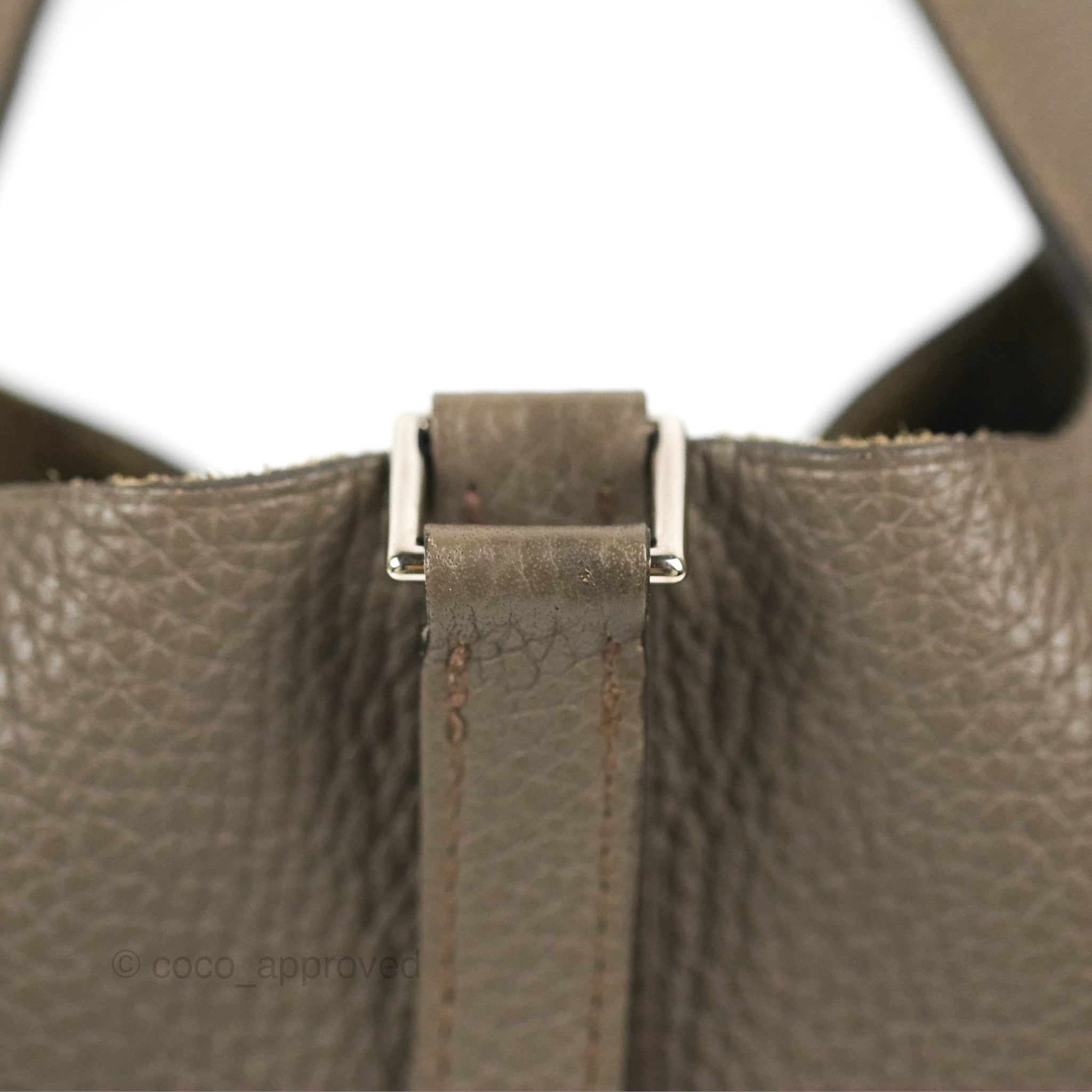 Hermès Picotin Lock 18 Chai Taurillon Clemence Palladium Hardware – Coco  Approved Studio