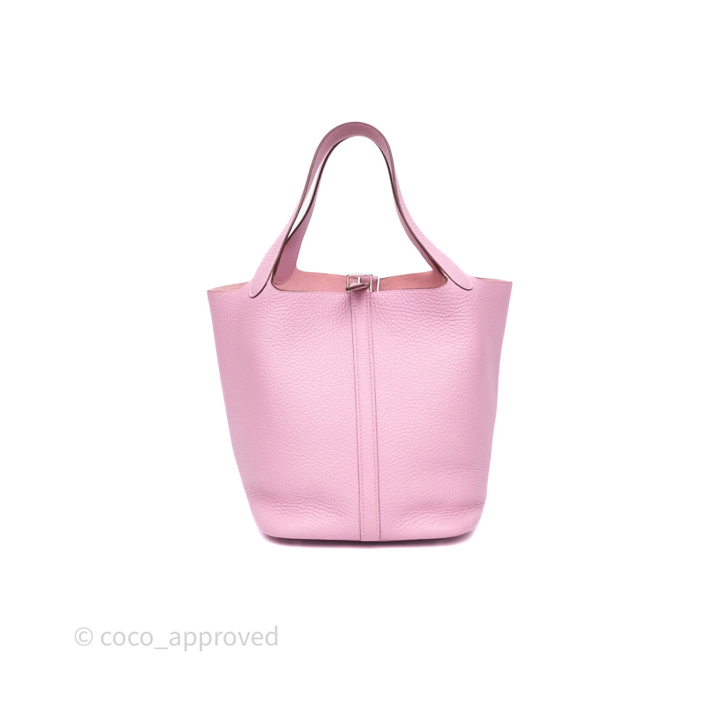 Hermès Picotin 22 Mauve Sylvestre X9 Clemence Palladium Hardware