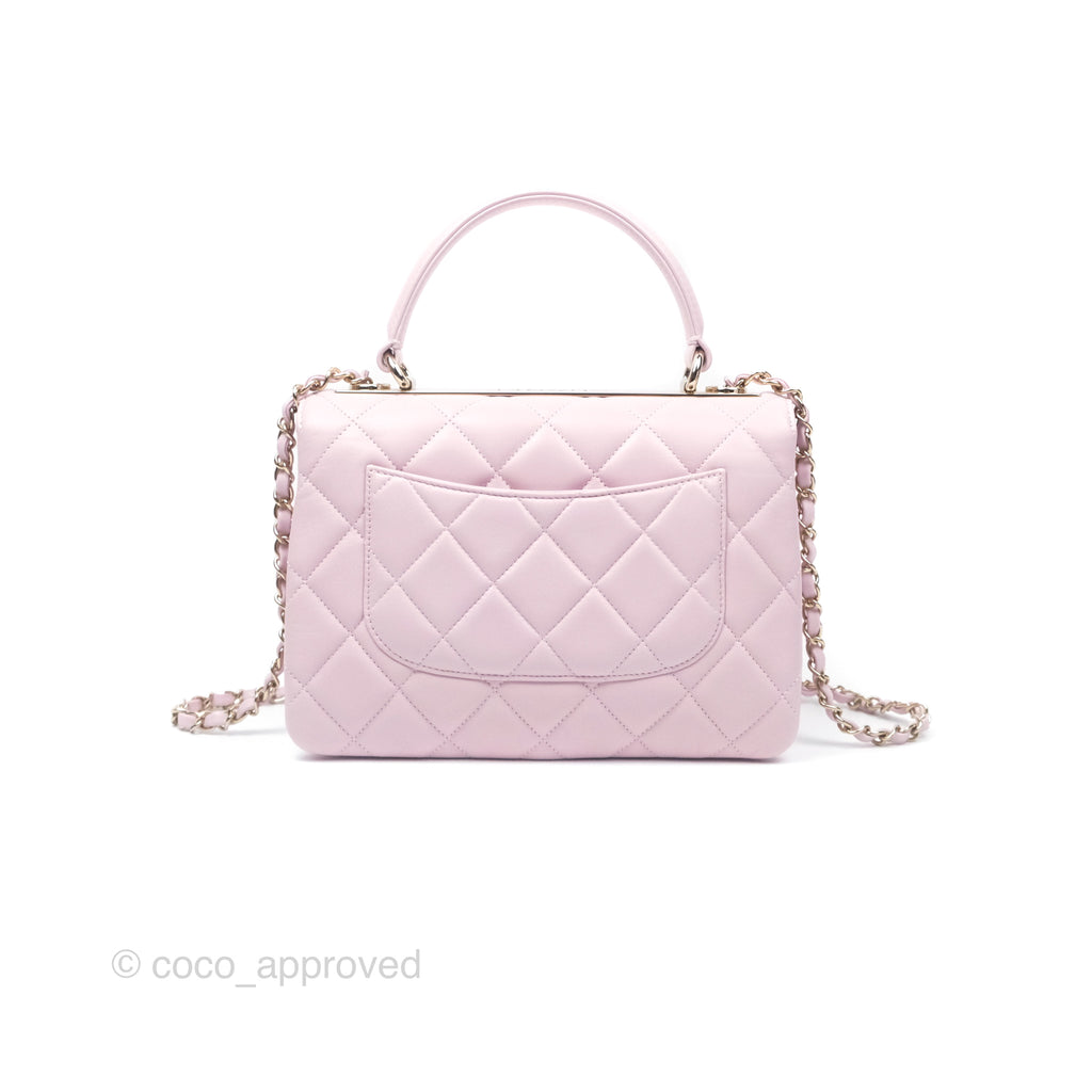 Chanel Small Trendy CC Lilac Lambskin Gold Hardware