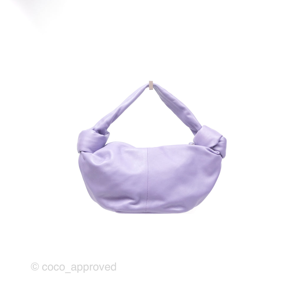 Bottega Veneta Nappa Mini Double Knot Bag Lavender