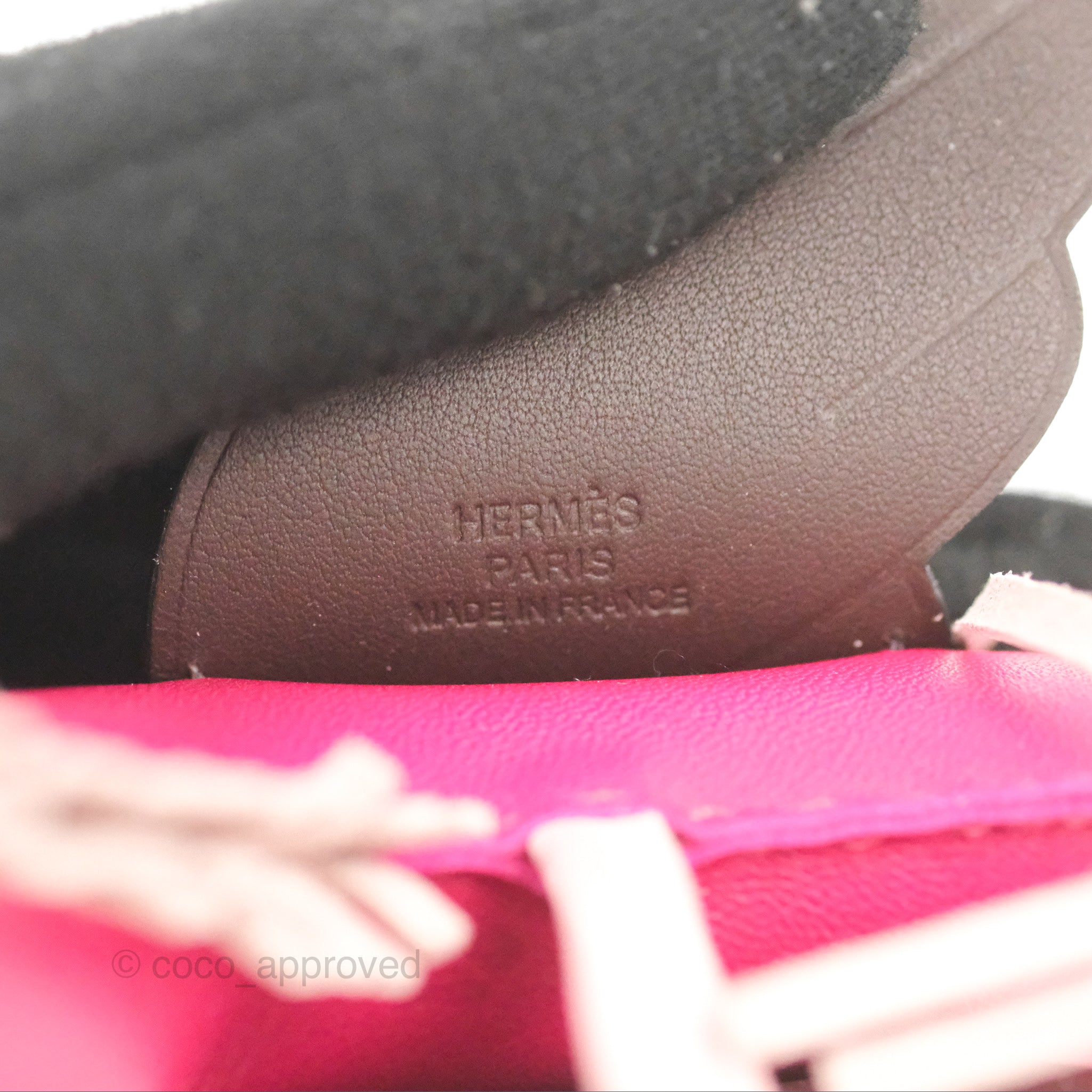 Hermes Framboise/Rose Sakura/Rouge Sellier Pegase PM Bag Charm - Yoogi's  Closet
