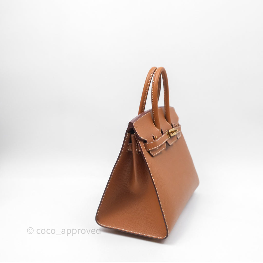Hermès Birkin 25 Sellier Gold 37 Epsom Gold Hardware