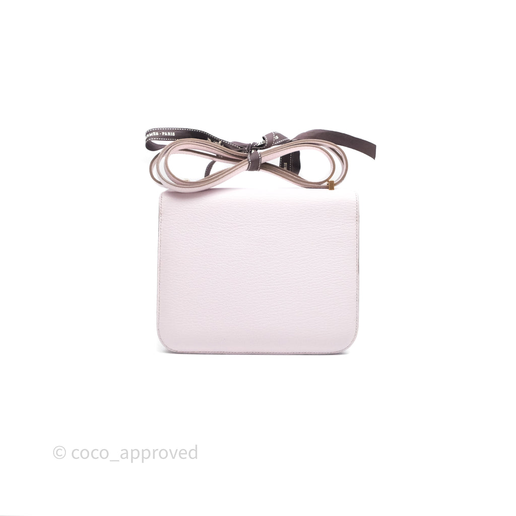 - DM/Email To Purchase - Hermès Constance Mini 18cm 09 Mauve Pâle Gold Hardware