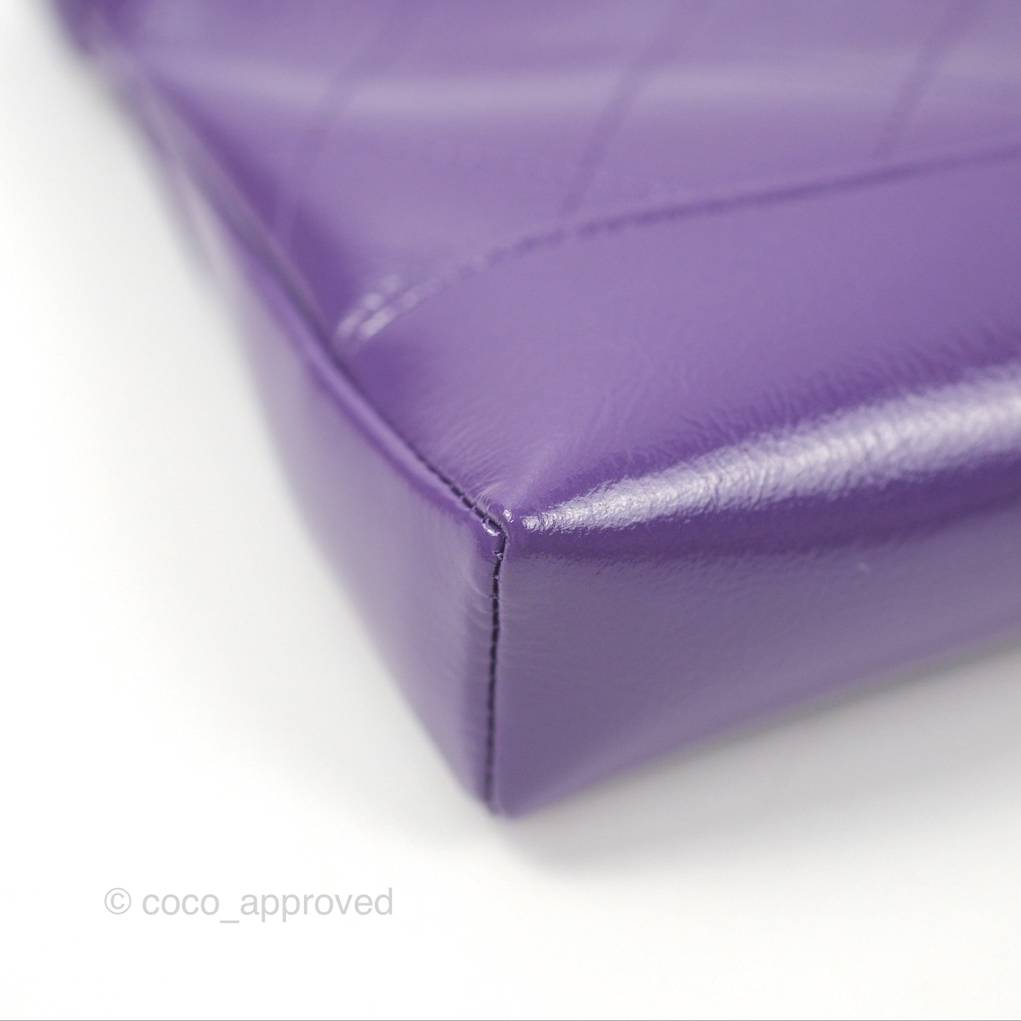 あむこ　新品未使用CHANEL Chanel Nano 31 Purple Gold Hardware 24C – Coco Approved Studio