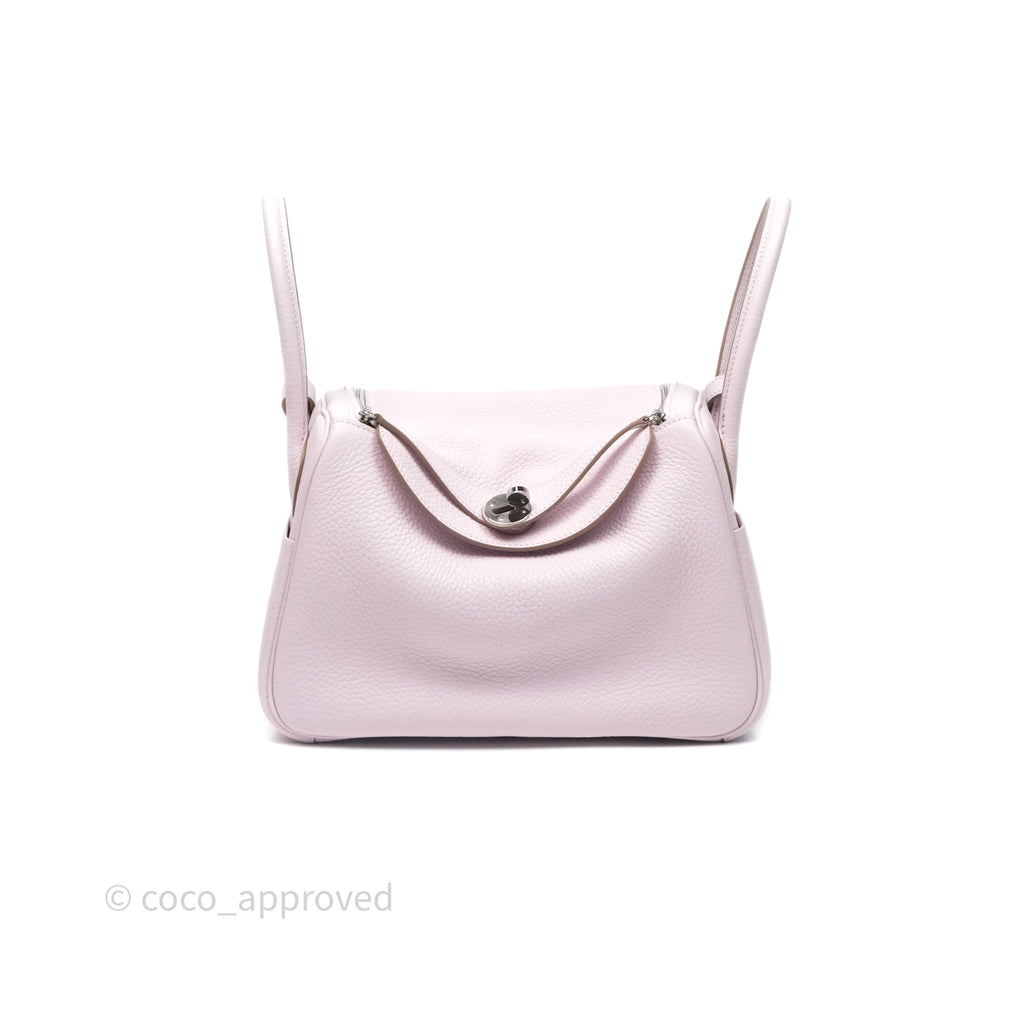 Hermès Lindy 26 Mauve Pale 09/Nata I2 Clemence Palladium Hardware