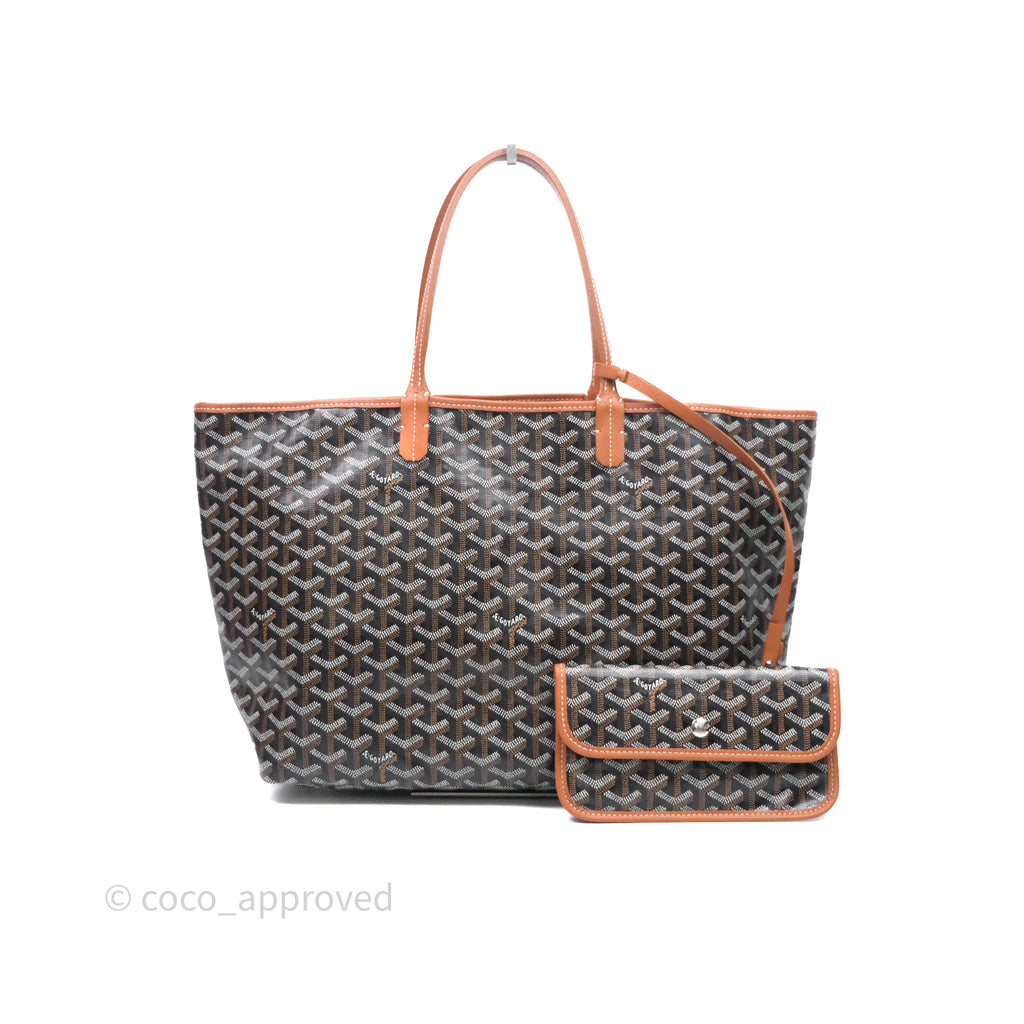Goyard St Louis Tote PM Tan Black