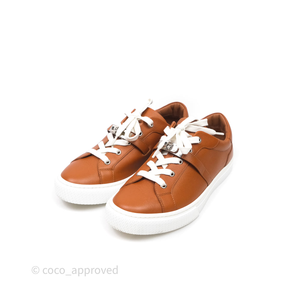 Hermès Day Sneakers Naturel Epsom Size 39