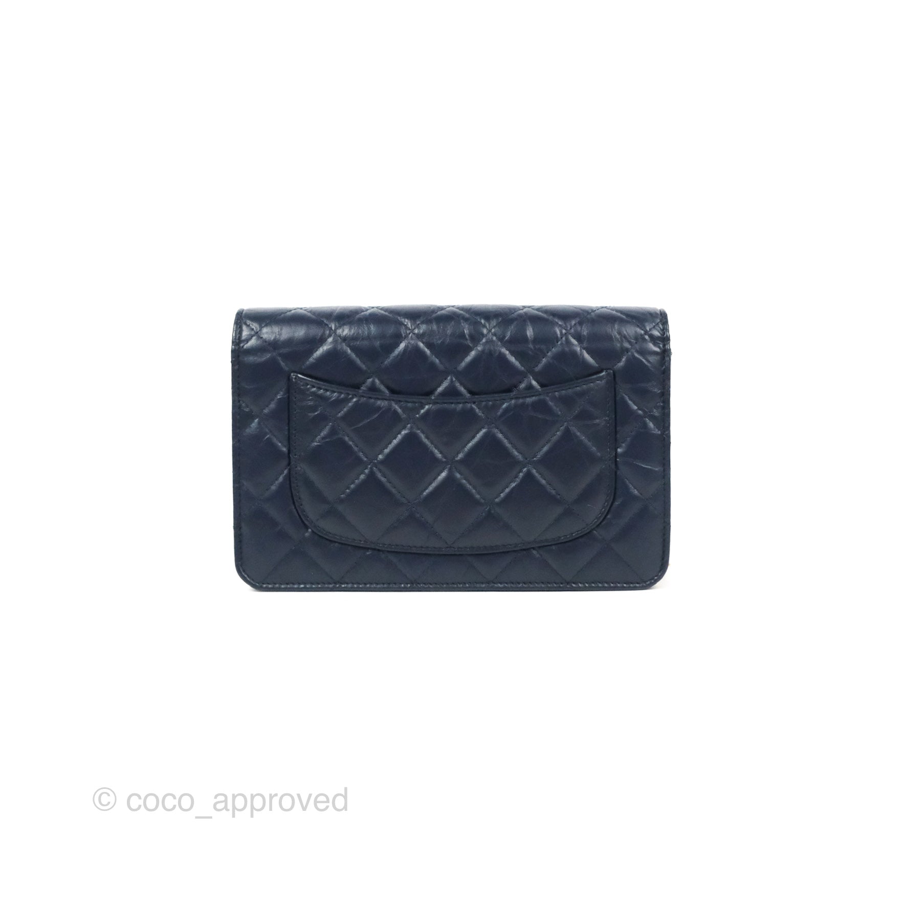 Chanel Filigree Card Holder in 20C Tiffany Blue Caviar | Dearluxe