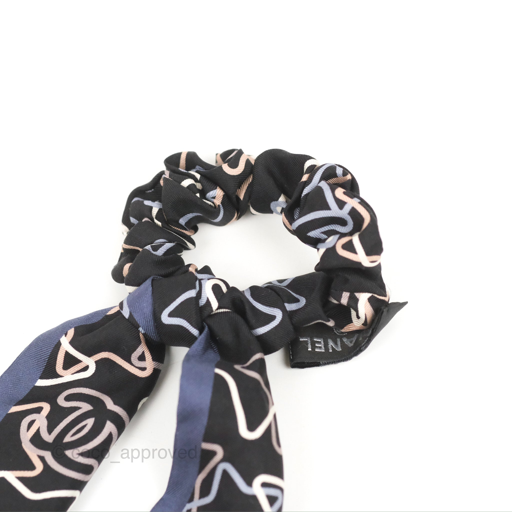 Louis Vuitton Silk Twilly Scarf - Grey Hair Accessories