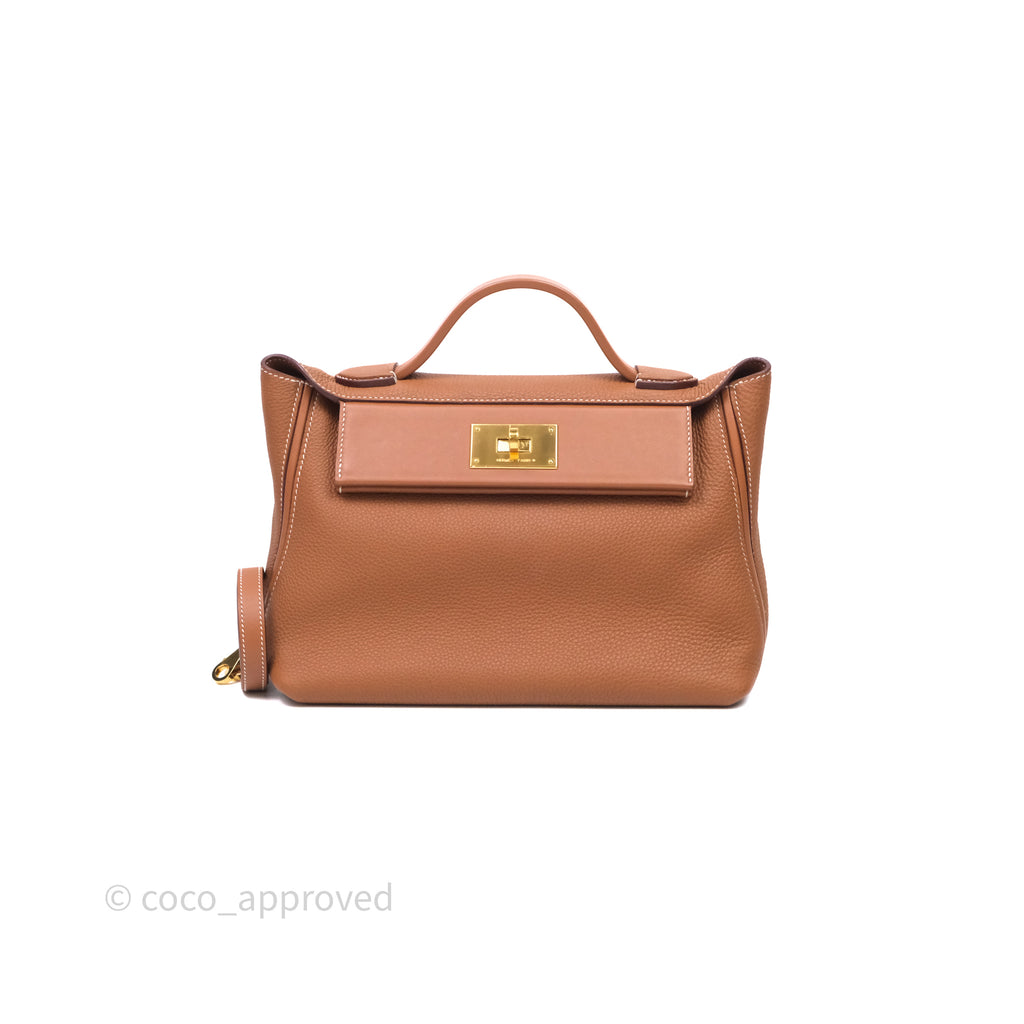 Hermès 24/24 29 Gold Togo/Swift Gold Hardware