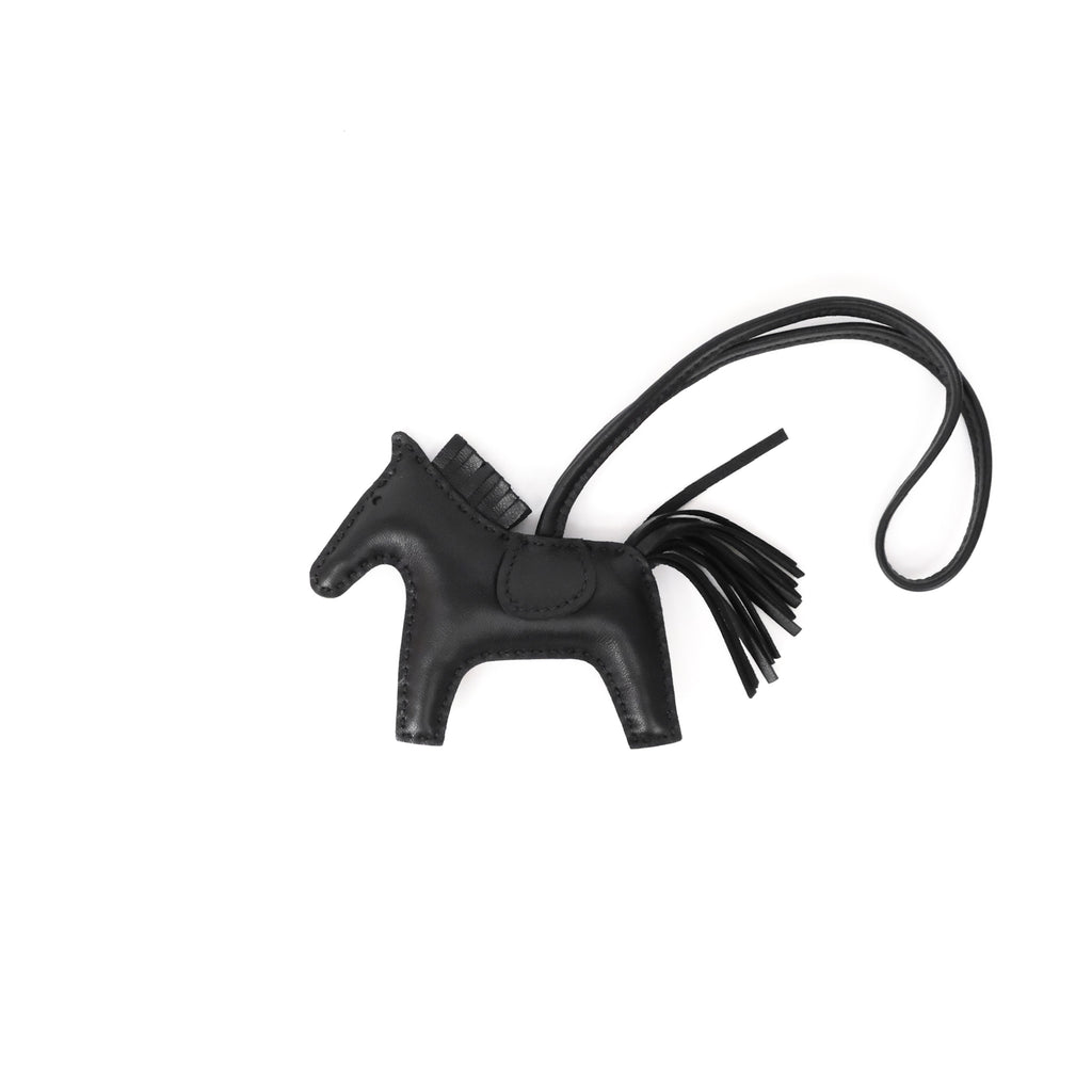 Hermès Rodeo Bag Charm PM Noir Black 89