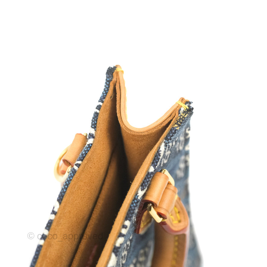 Louis Vuitton Petit Sac Plat Bag Denim Since 1854 – Coco Approved