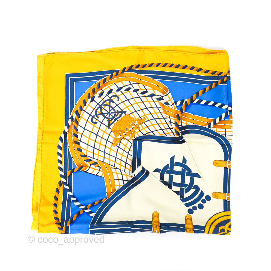 Hermes Carre Wash Grande Tenue Silk Scarf 90