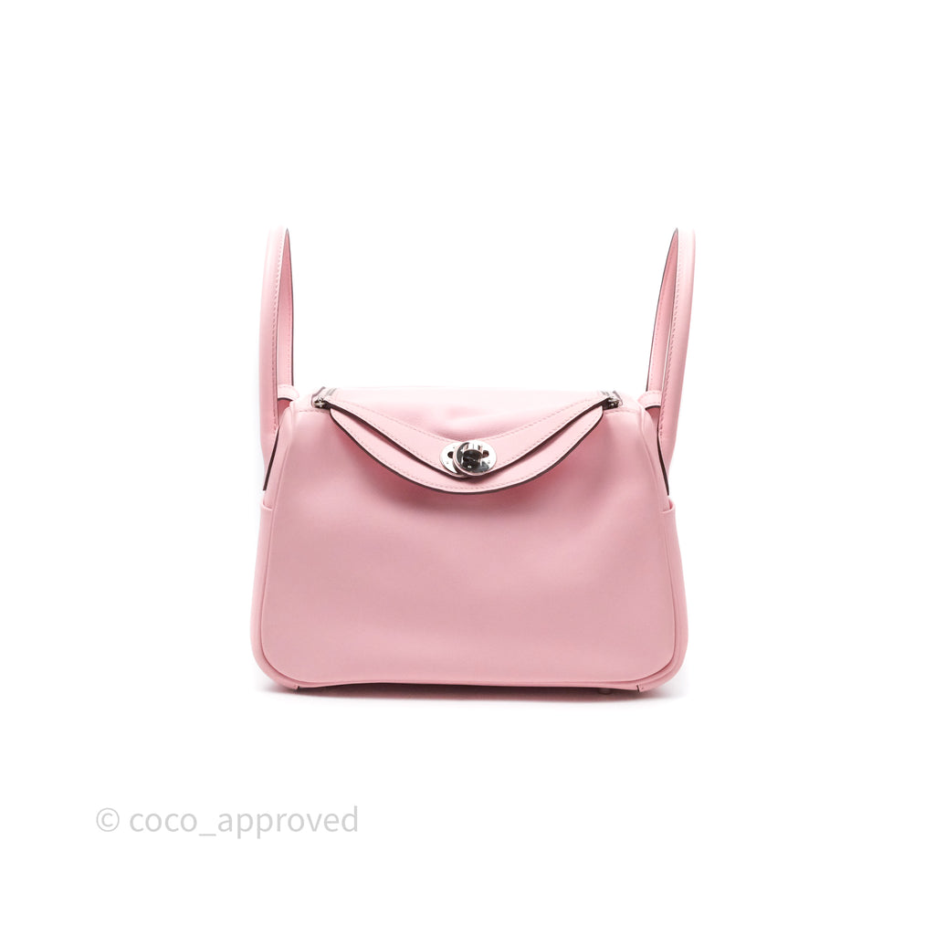 Hermes Lindy 26 Rose Sakura Pink 3Q Swift Palladium Hardware