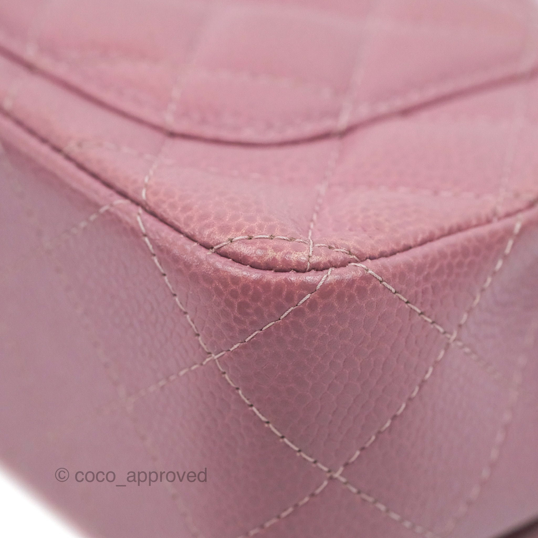 Chanel Quilted Mini Rectangular Flap Dark Pink Caviar Ruthenium Hardwa – Coco  Approved Studio