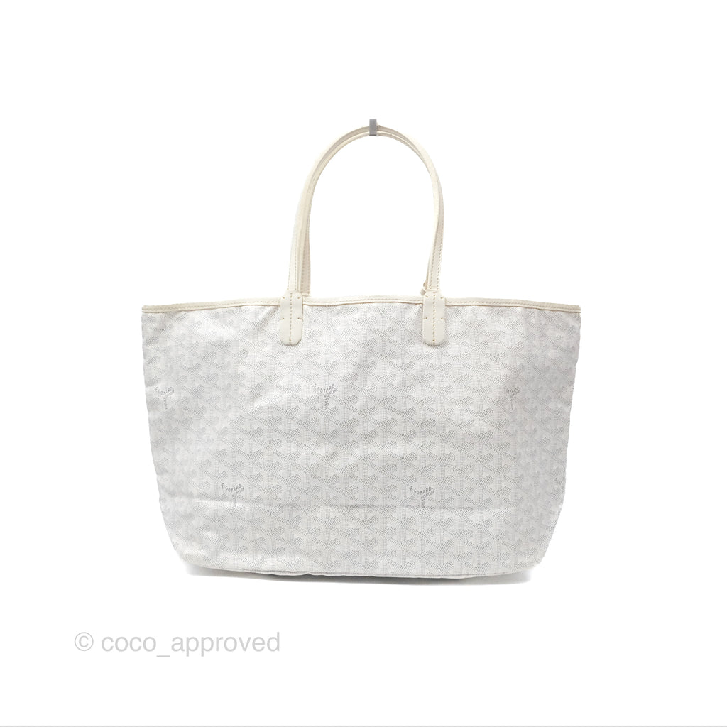 Goyard St Louis Tote PM ⁣⁣⁣⁣⁣⁣⁣⁣⁣⁣⁣⁣⁣⁣⁣⁣⁣⁣⁣⁣White Goyardine Canvas