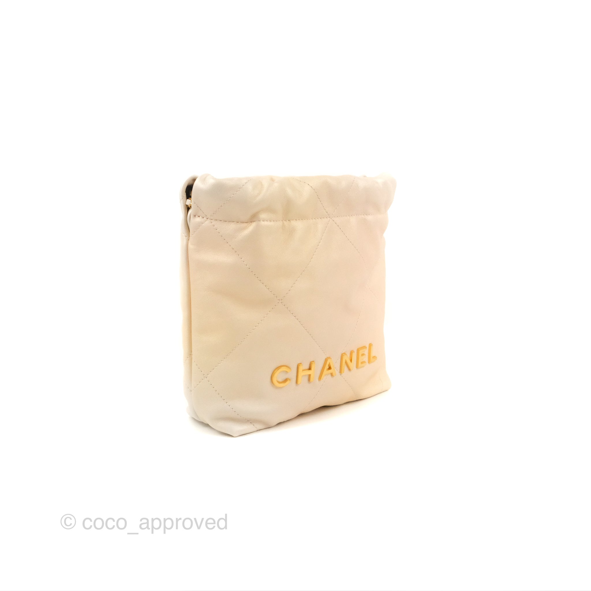 Chanel 22 Mini Bag Iridescent Pearl Calfskin – Coco Approved Studio