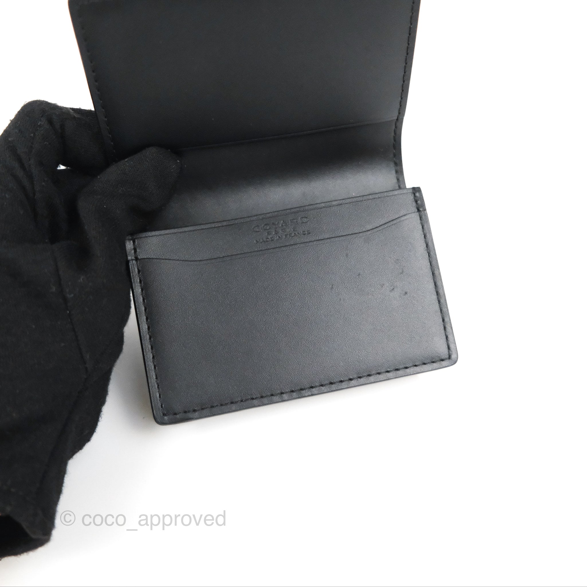 Goyard Malesherbes Card Wallet Goyardine Black – Coco Approved Studio