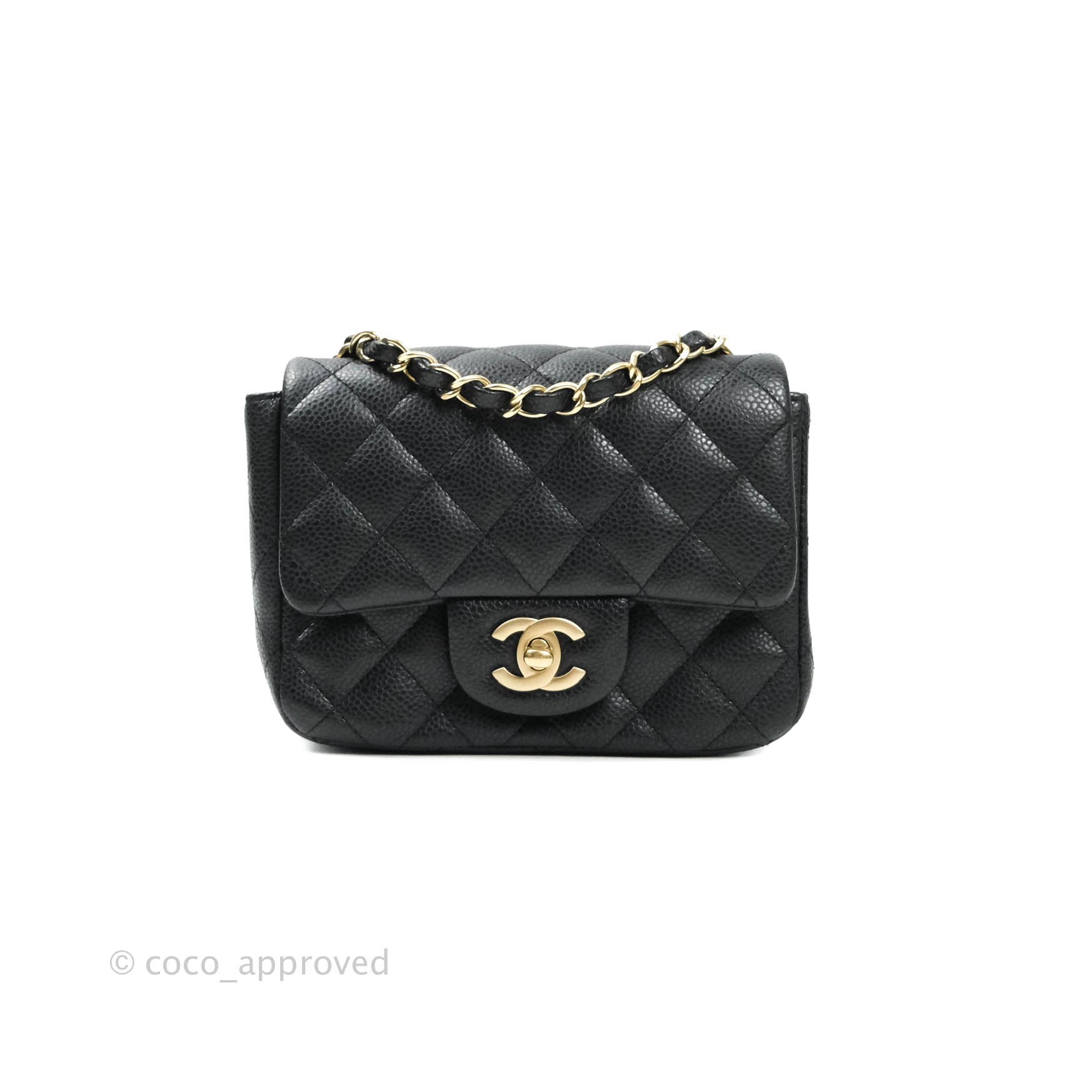 Chanel Pristine 15C Black Pearly Caviar Rectangular Mini with Brushed / Matte  Gold Hardware, Luxury, Bags & Wallets on Carousell