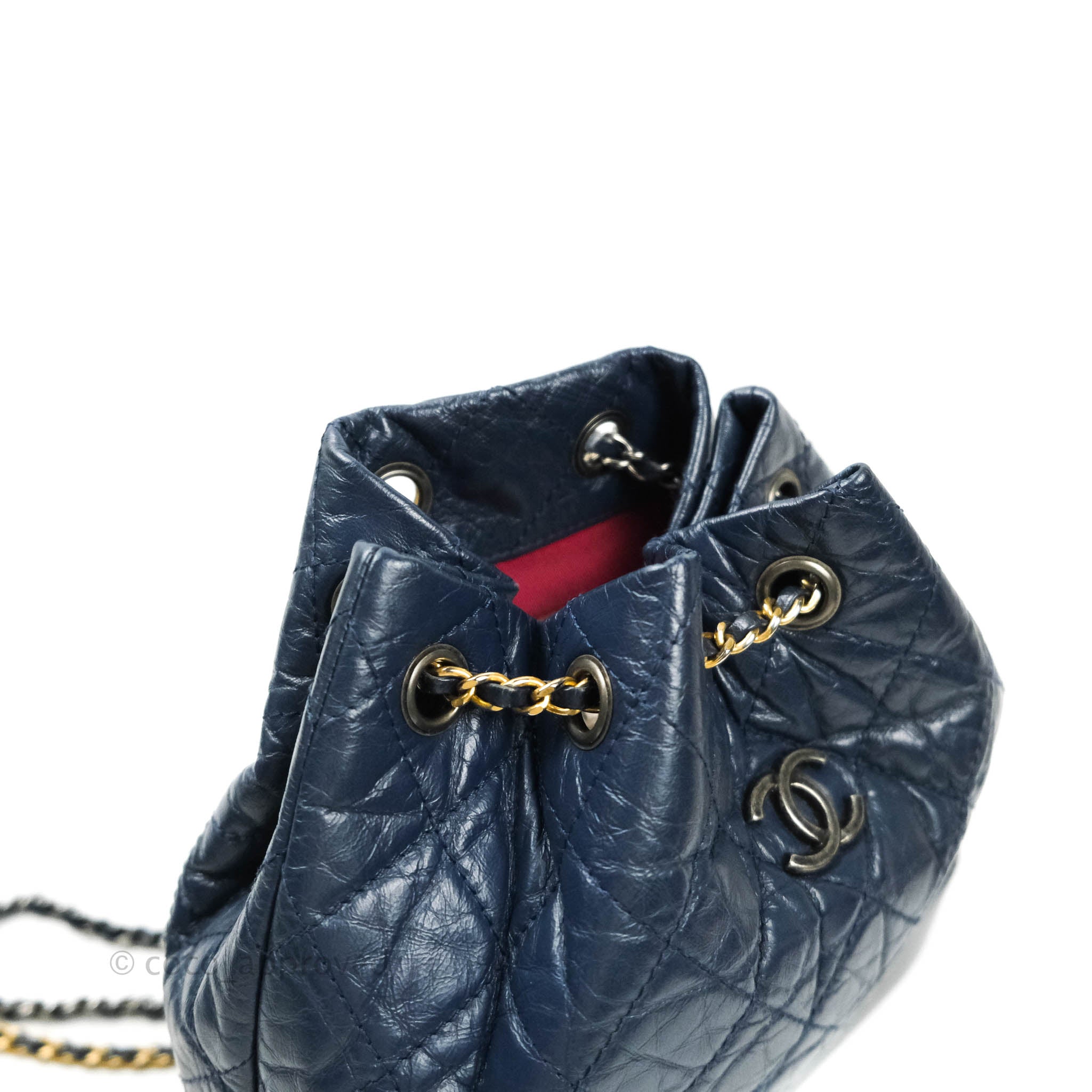 Gabrielle Chanel backpack in leather and tweed! Black ref.174003 - Joli  Closet