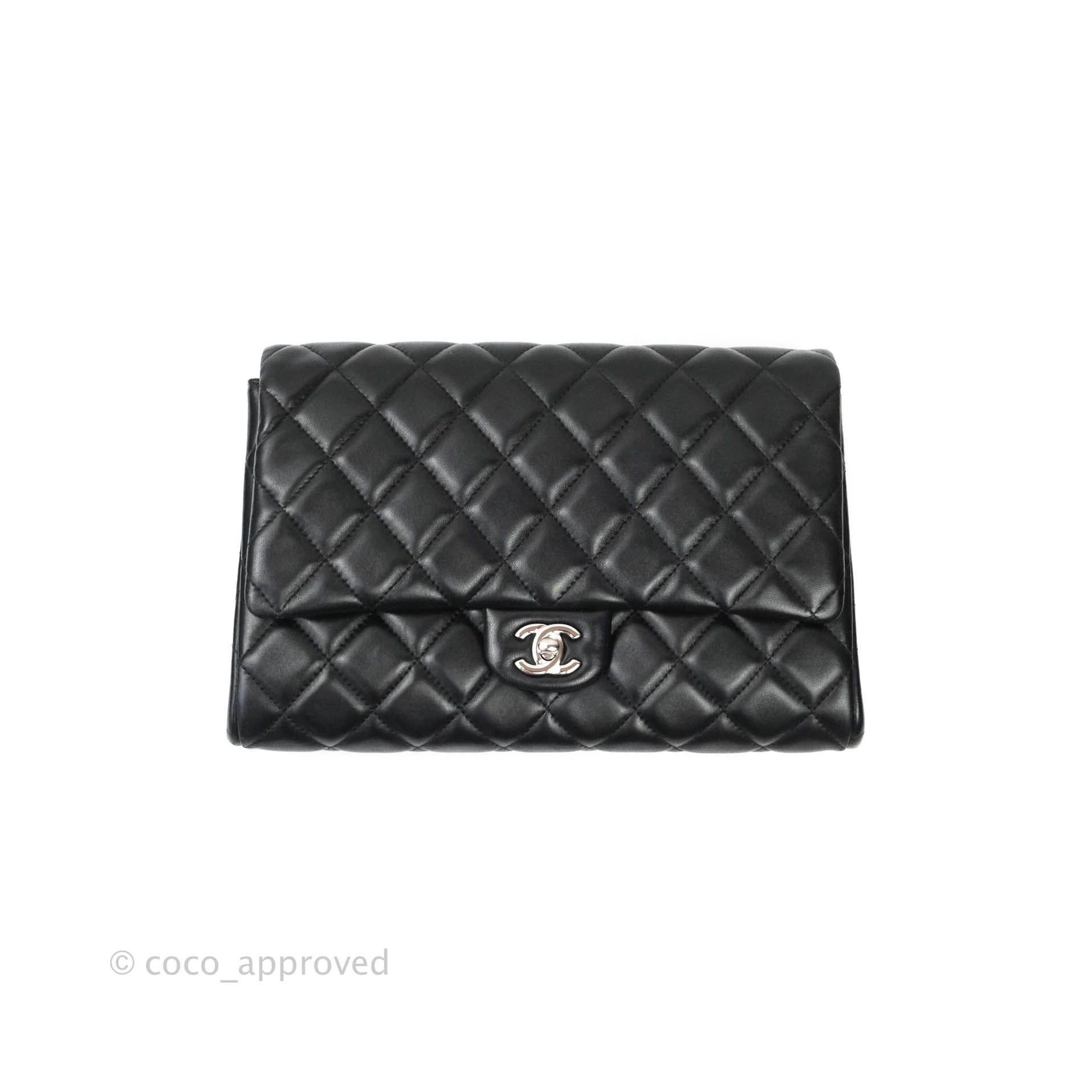 Chanel Mini Quilted Trendy CC Clutch With Chain Black Lambskin Gold Ha – Coco  Approved Studio