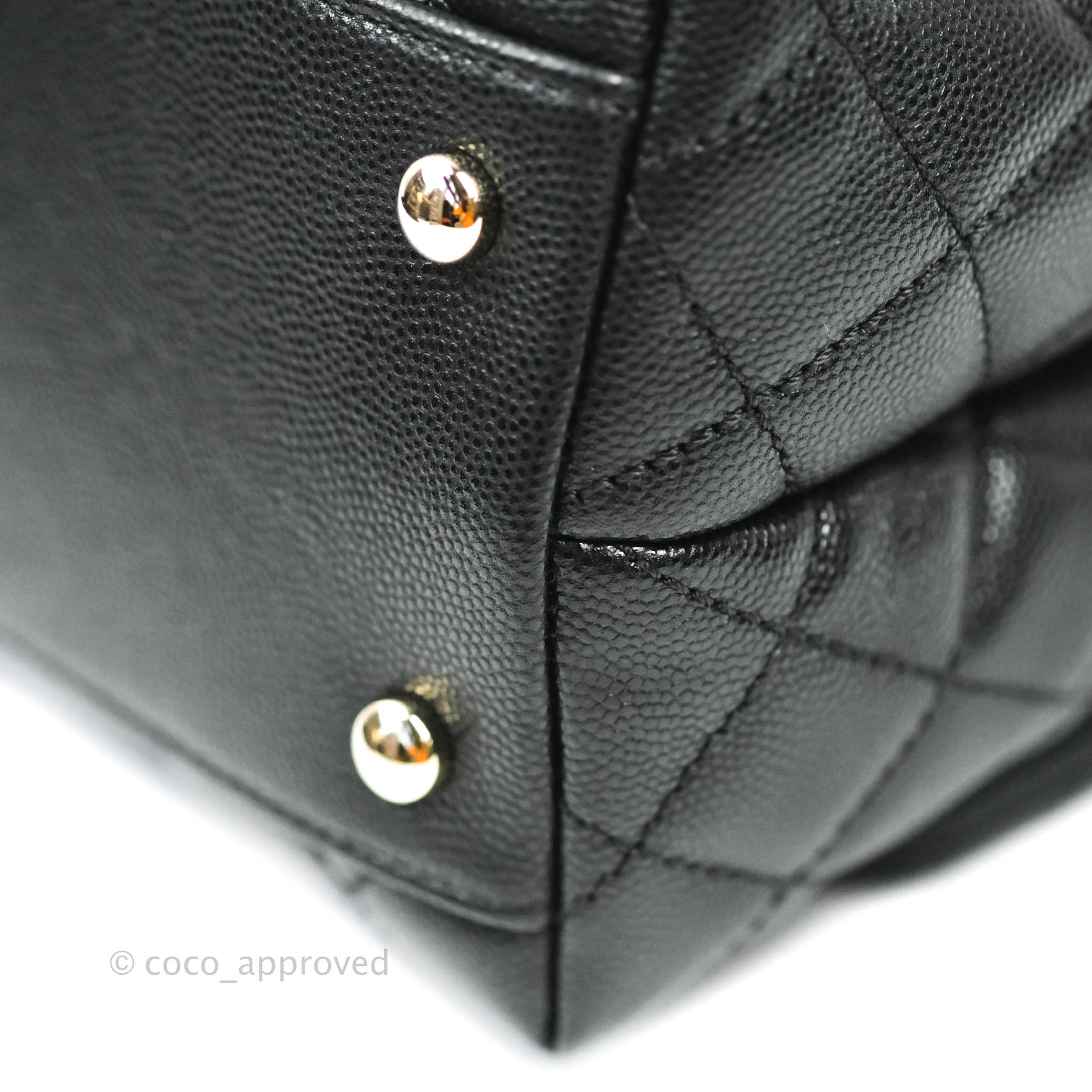 NIB 20P Chanel Black Caviar Small-Mini Coco Handle Flap Bag GHW – Boutique  Patina