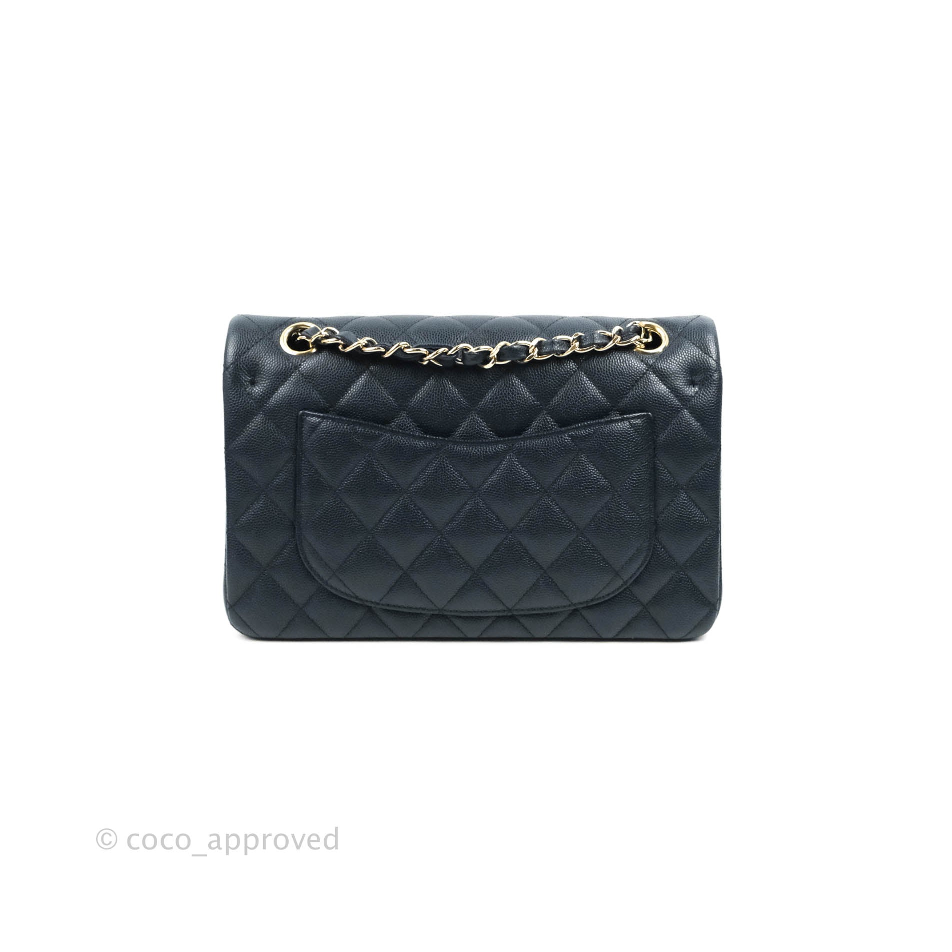 Chanel Classic Bag in Navy and Black (2015/16) — singulié