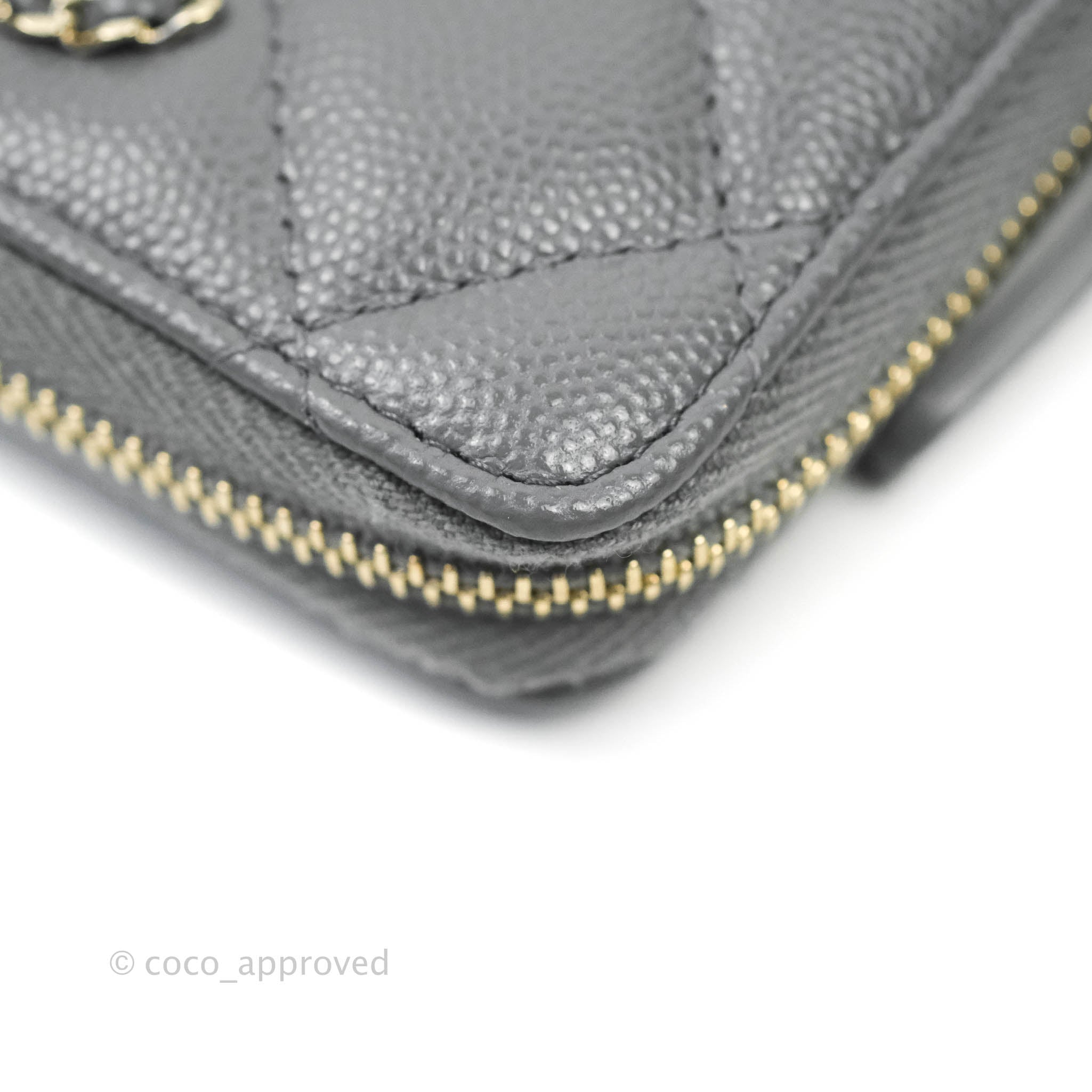 Chanel 22A Dark Beige Caviar LGHW Zipped Coin Purse – Globalluxcloset