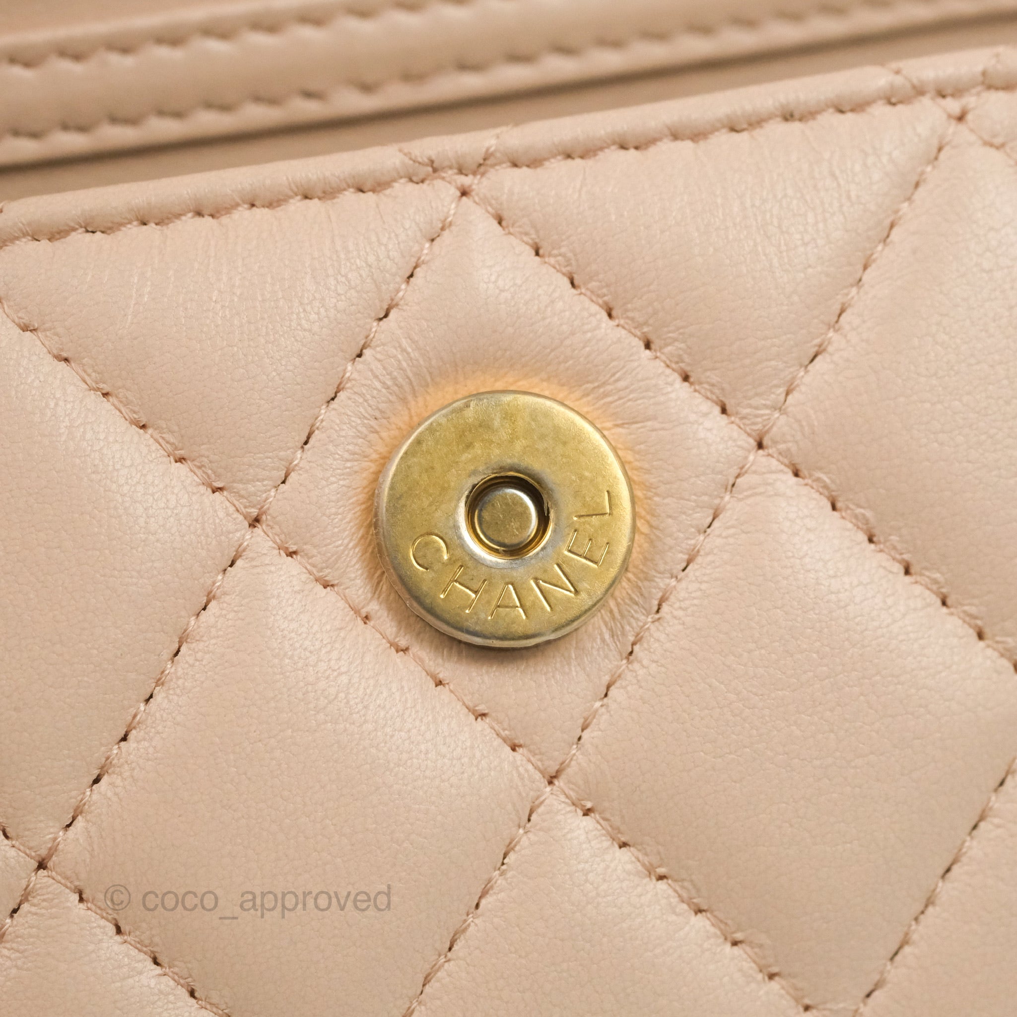 Chanel Mini Pearl Crush Clutch With Chain Belt Rose Clair Pink