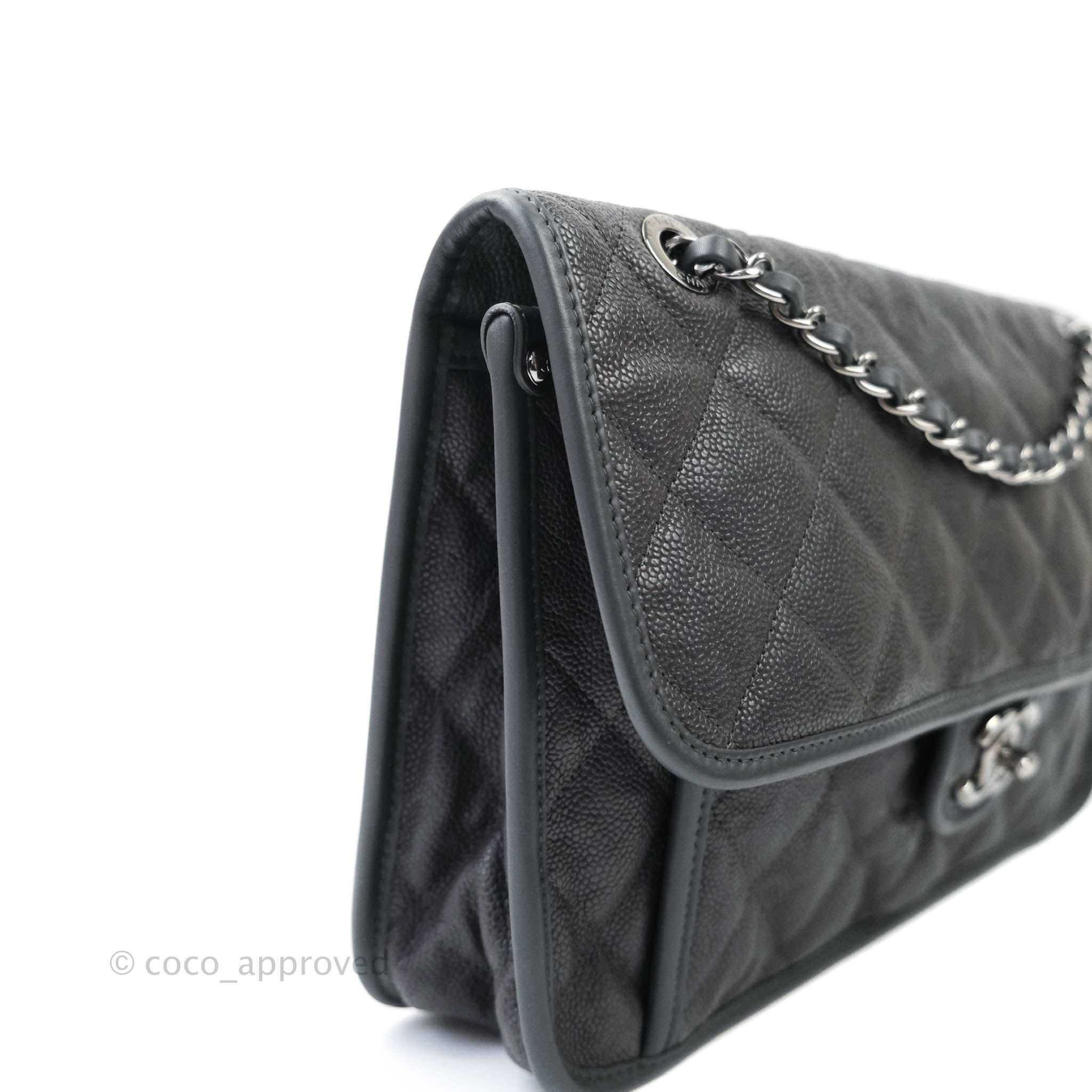 Chanel French Riviera Quilted Caviar Flap Bag – CLOSET1951SF