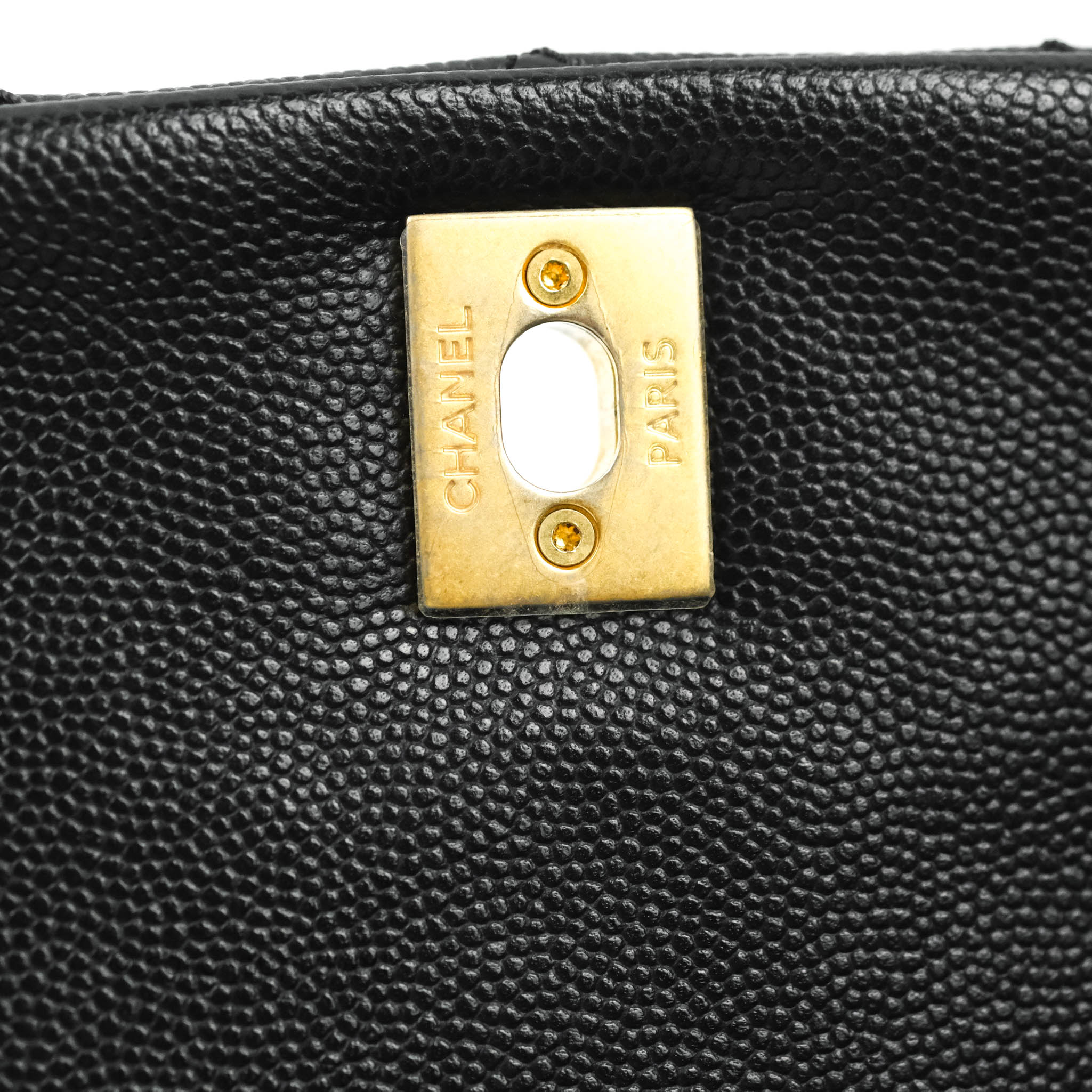 Chanel Caviar Quilted Coco Handle Flap Black – STYLISHTOP