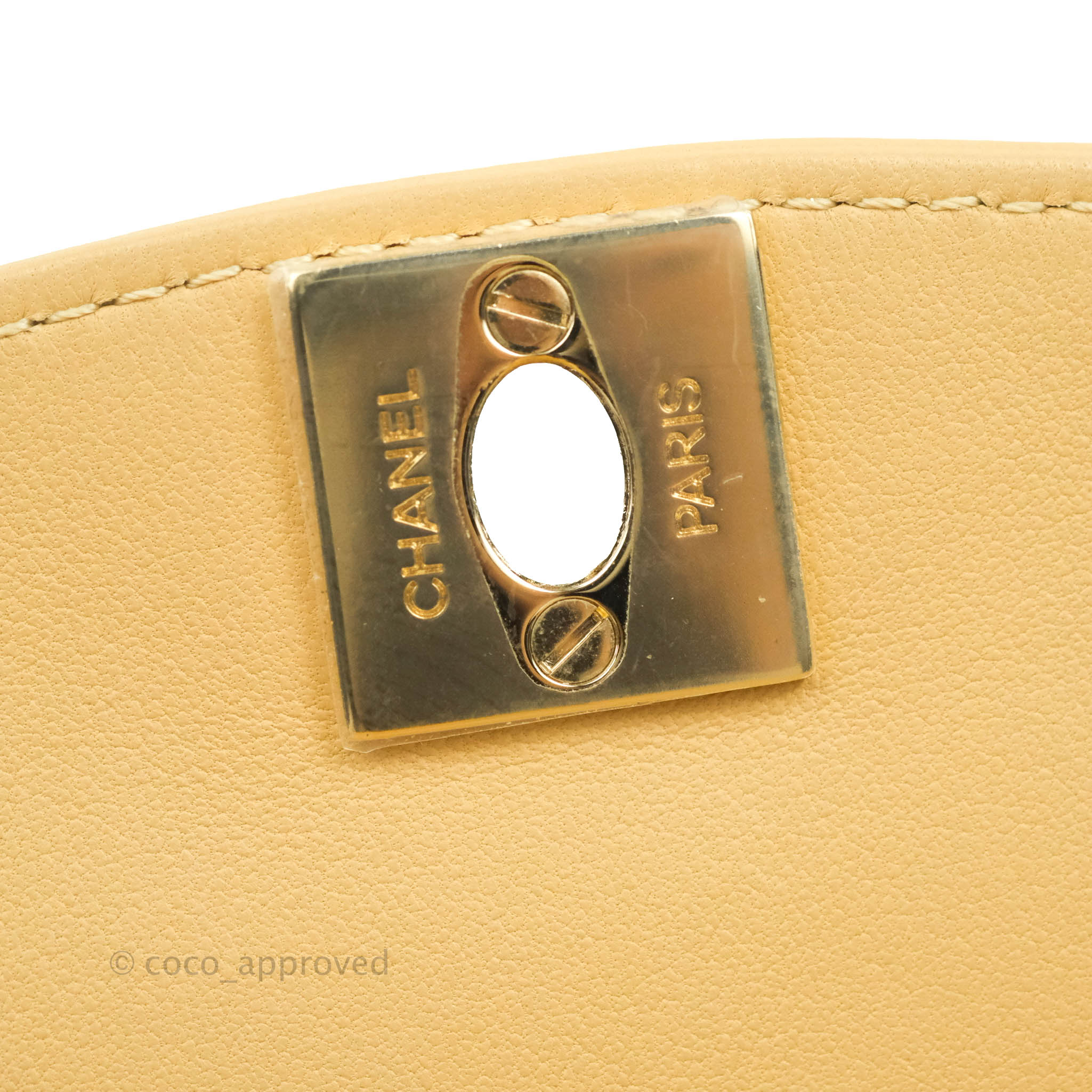 Chanel Calfskin Coco Vintage Camera Case Beige Gold Hardware – Coco  Approved Studio