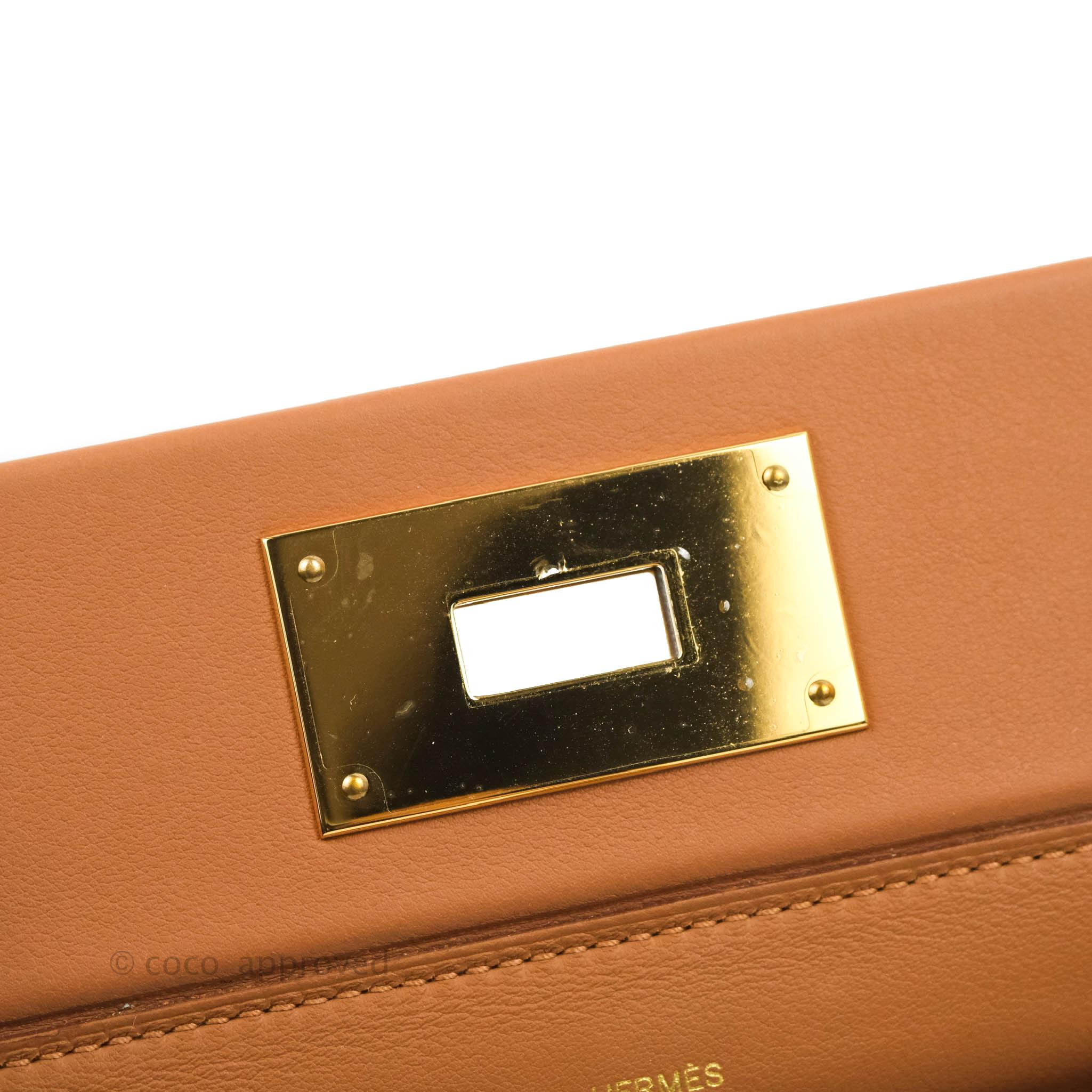 Hermes 24/24 Mini 21 Gold, Black Swift & Togo Gold Hardware - HoooFashion