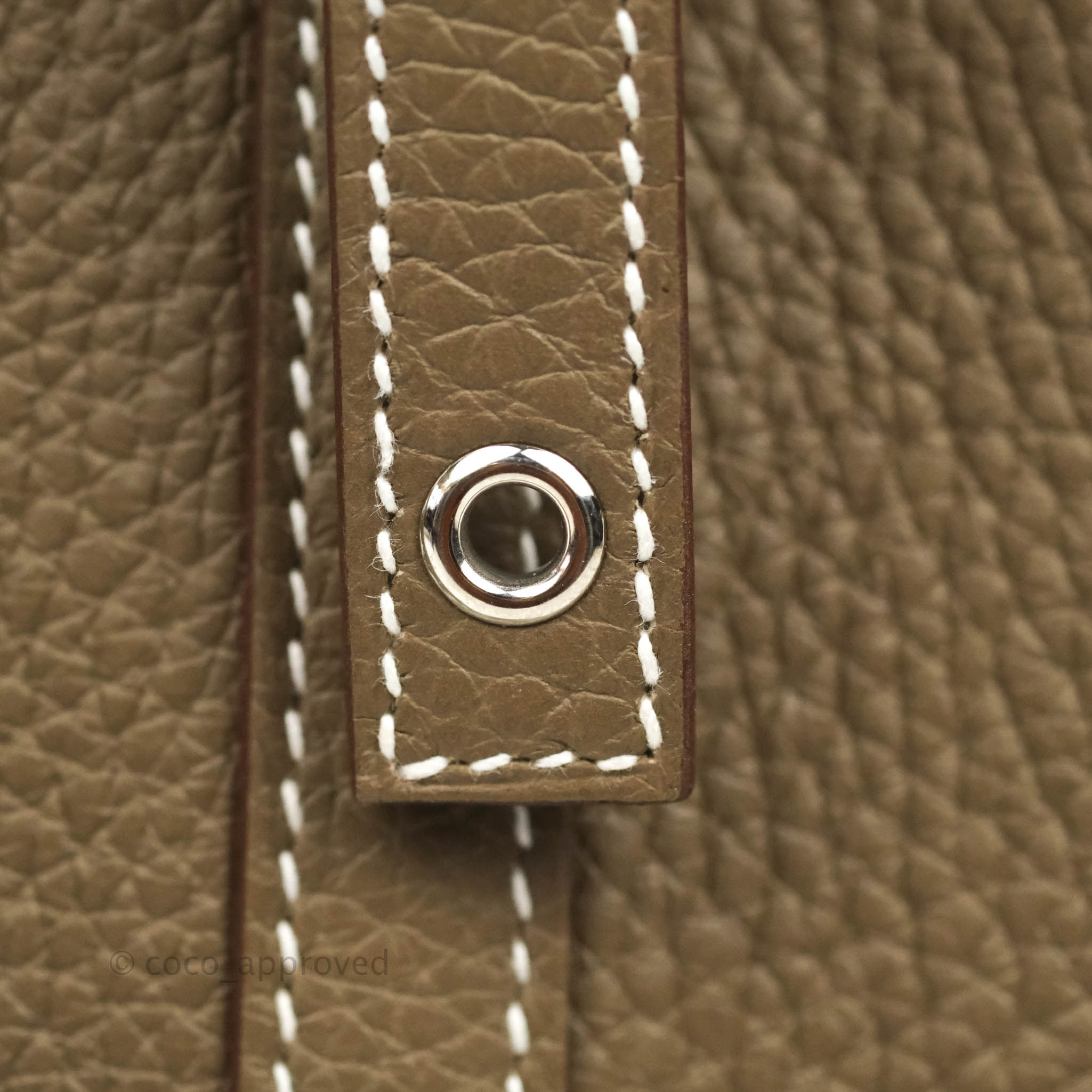 [New] Hermès Picotin Lock 18 | Etoupe, Clemence Leather, Palladium Hardware