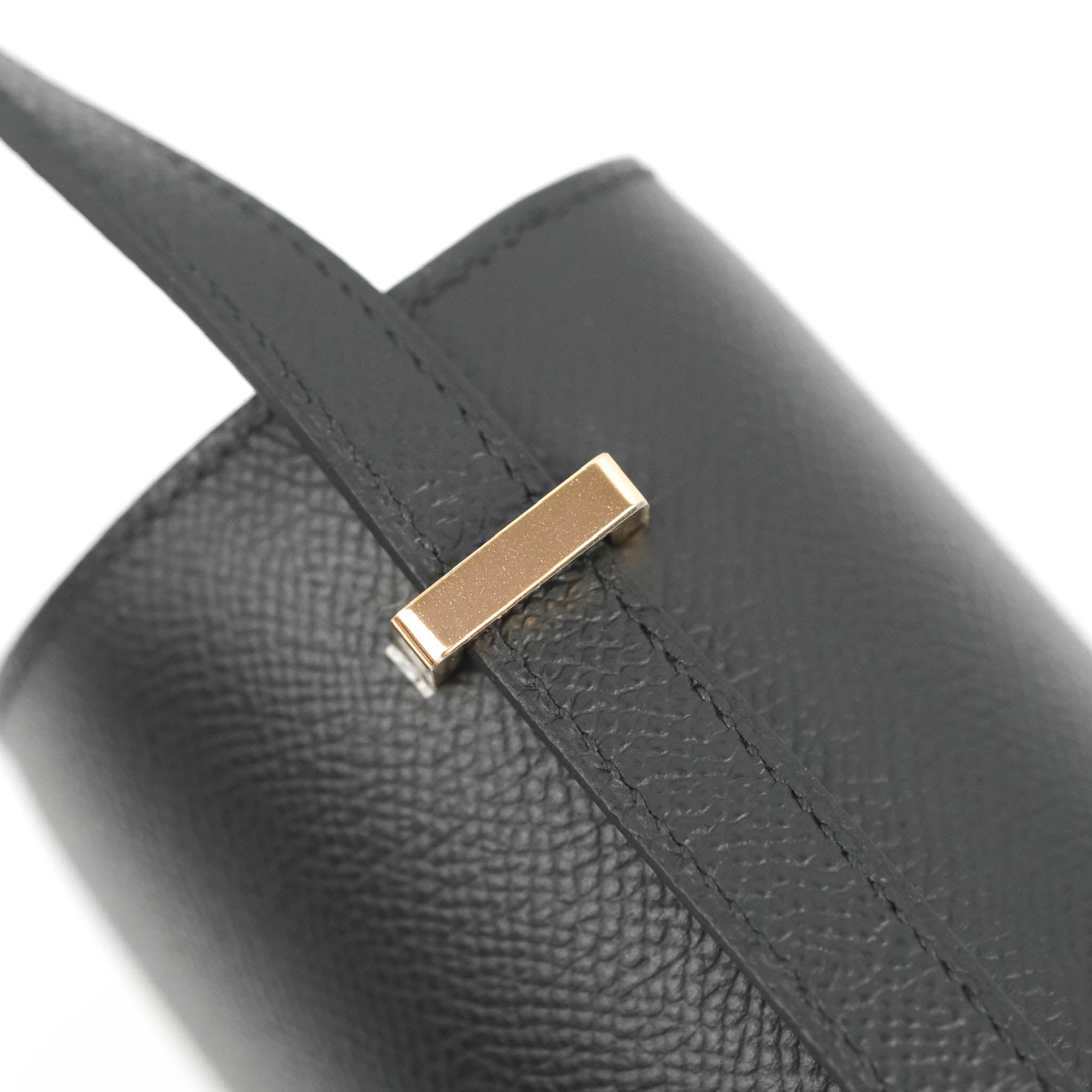 HERMÈS Women's Constance Micro 14 Leather in Black