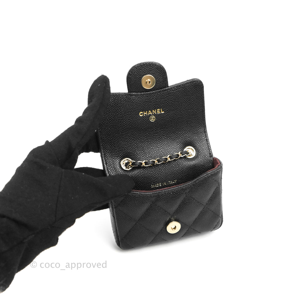 Chanel Classic Belt Bag Black Caviar Gold Hardware