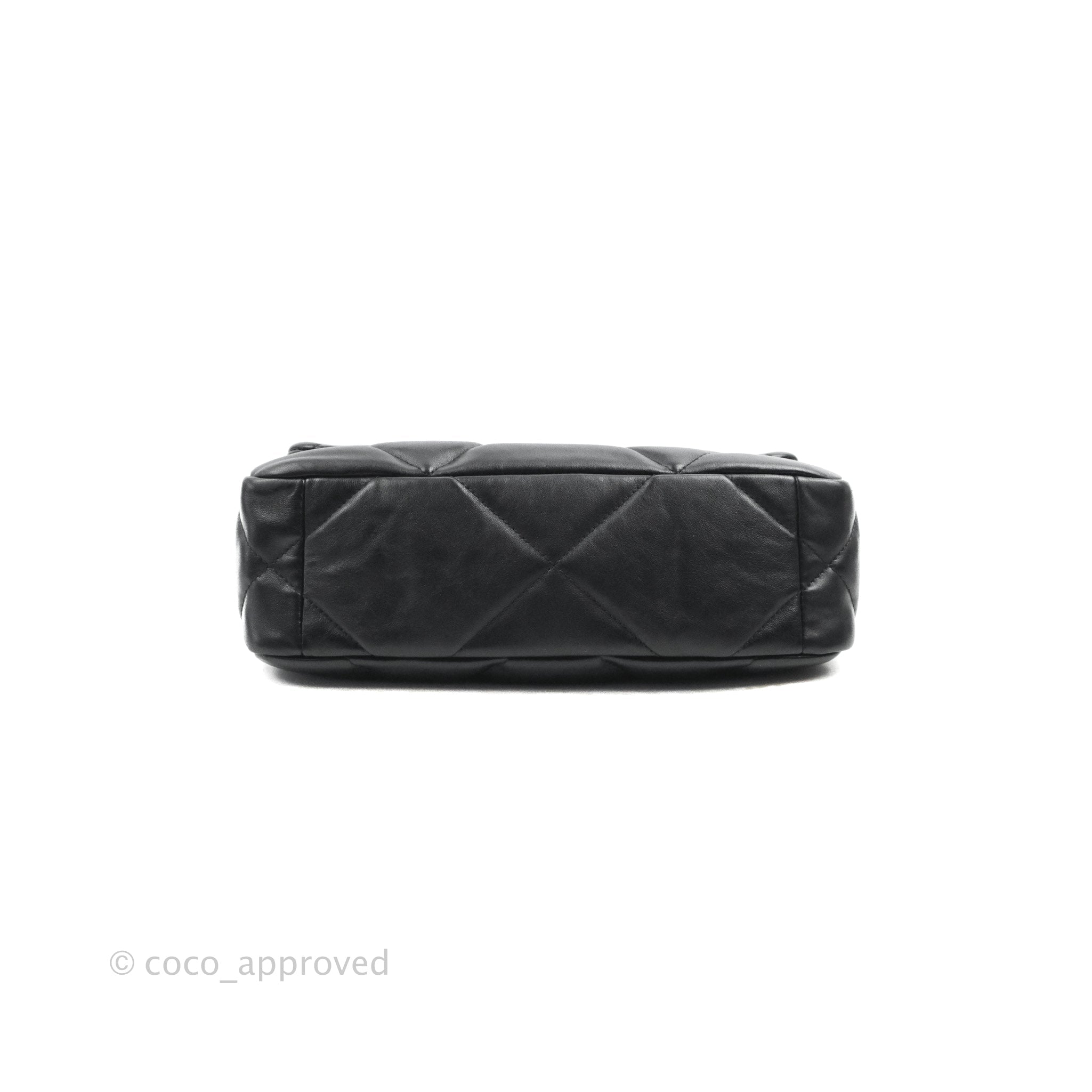 Sold at Auction: Chanel - a small bowling bag in black velour