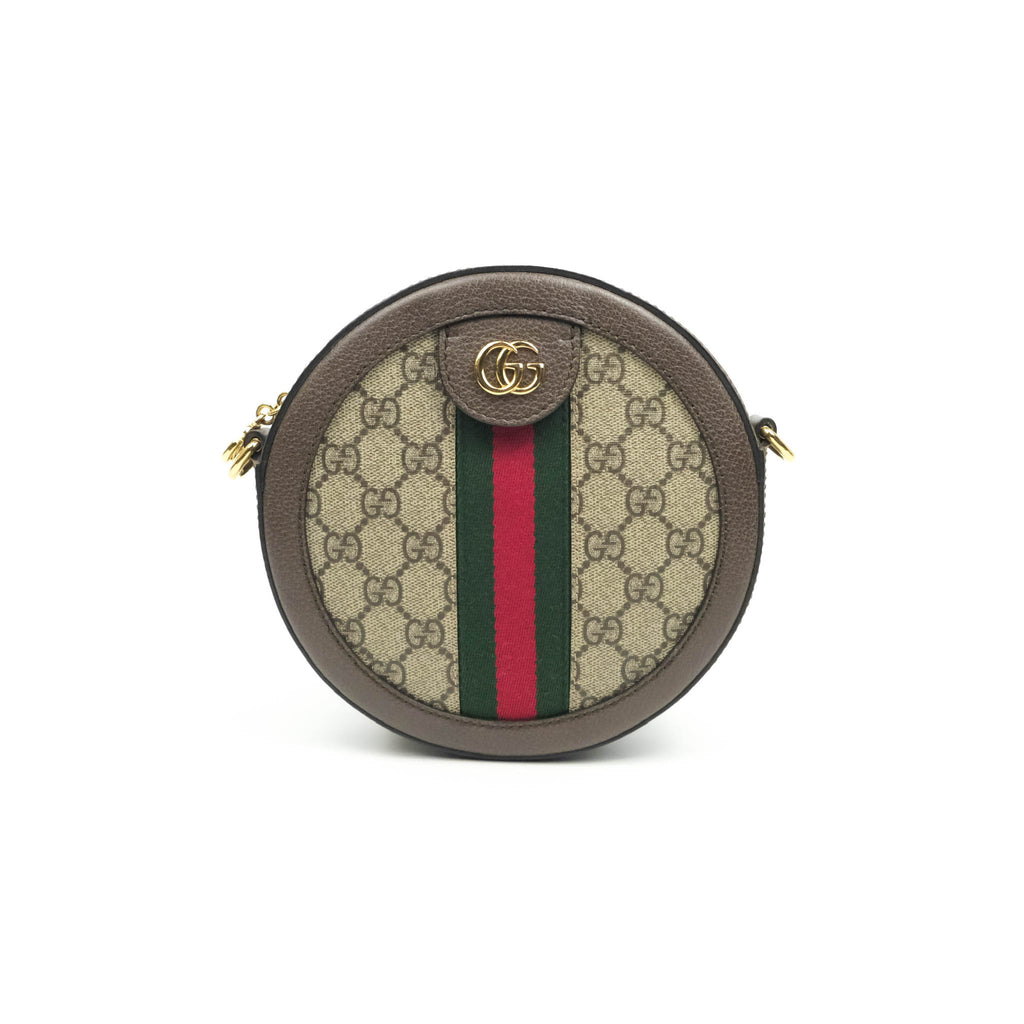 Gucci Ophidia Mini GG Supreme Canvas Round Shoulder Bag