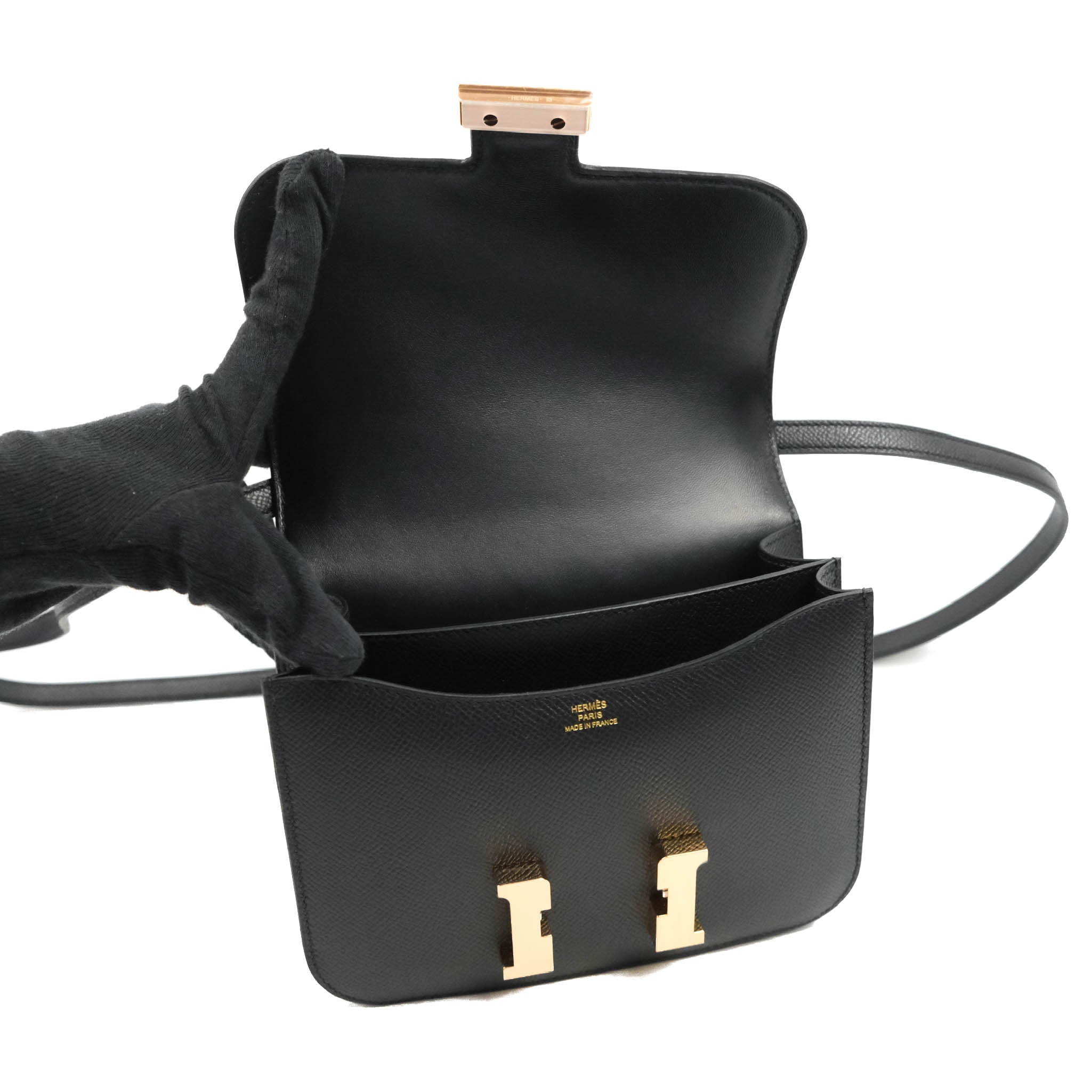 Hermes Micro Constance 14cm Bag Epsom Calfskin Gold Hardware, Rose Azalee  8W - SYMode Vip