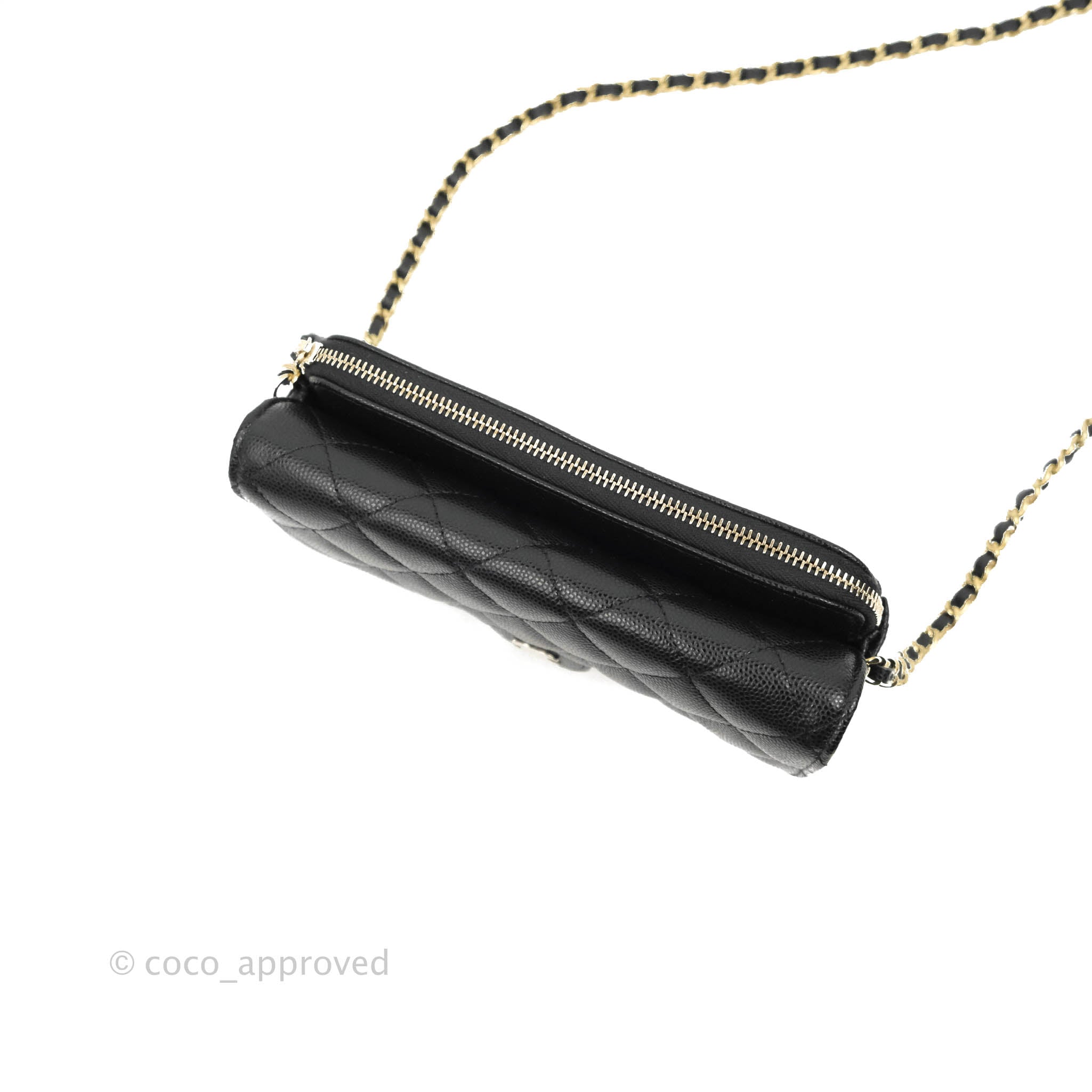 Chanel S/S21 Classic Flap Phone Holder With Chain - BAGAHOLICBOY