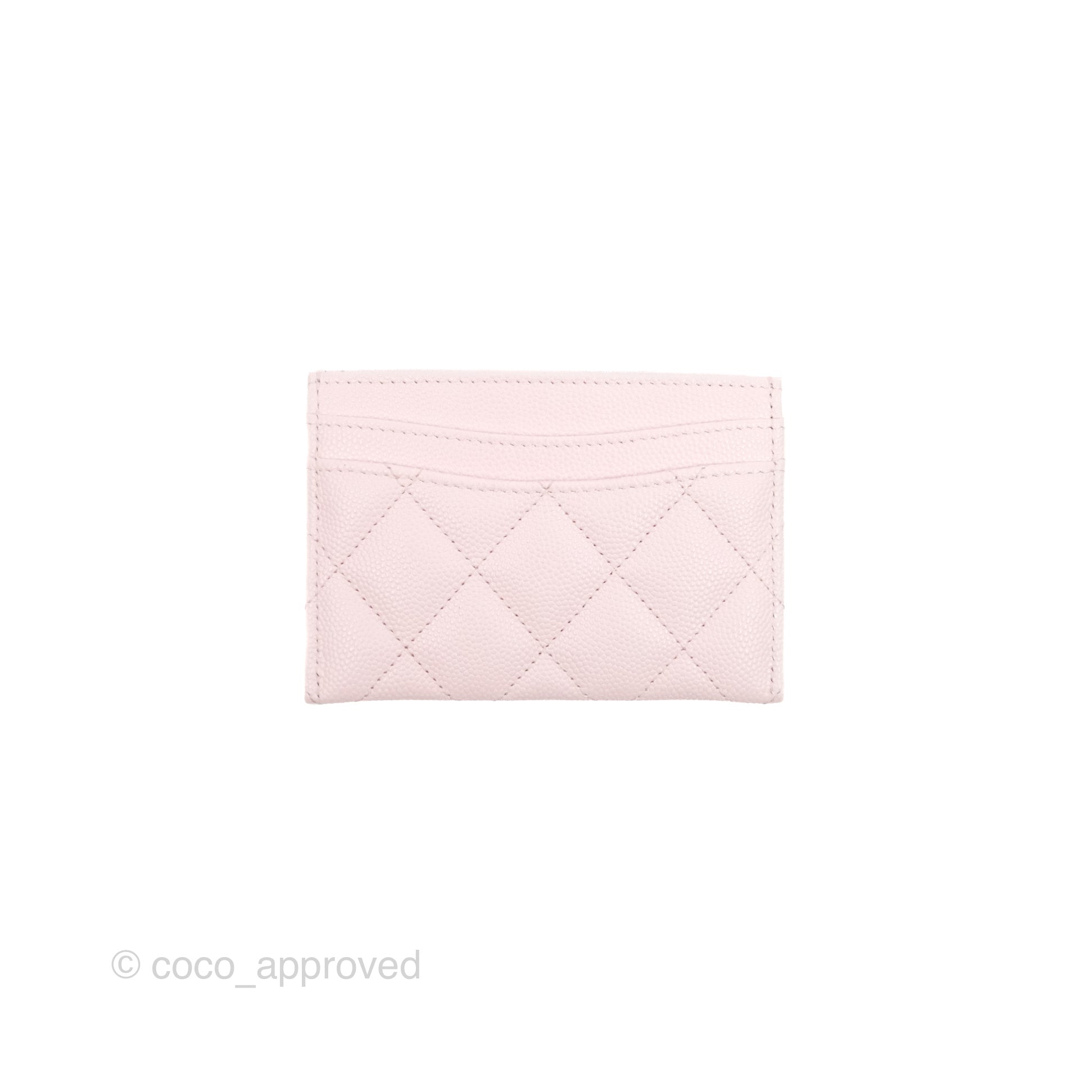 Chanel Classic Flat Card Holder Pink Caviar Gold Hardware – Coco Approved  Studio